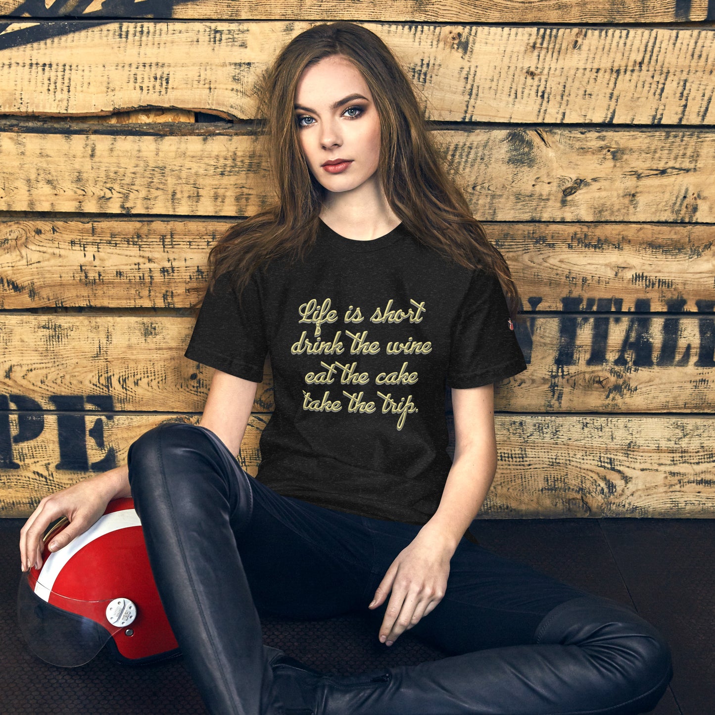 Snooty Fox Art Unisex T-shirt - Life is Short