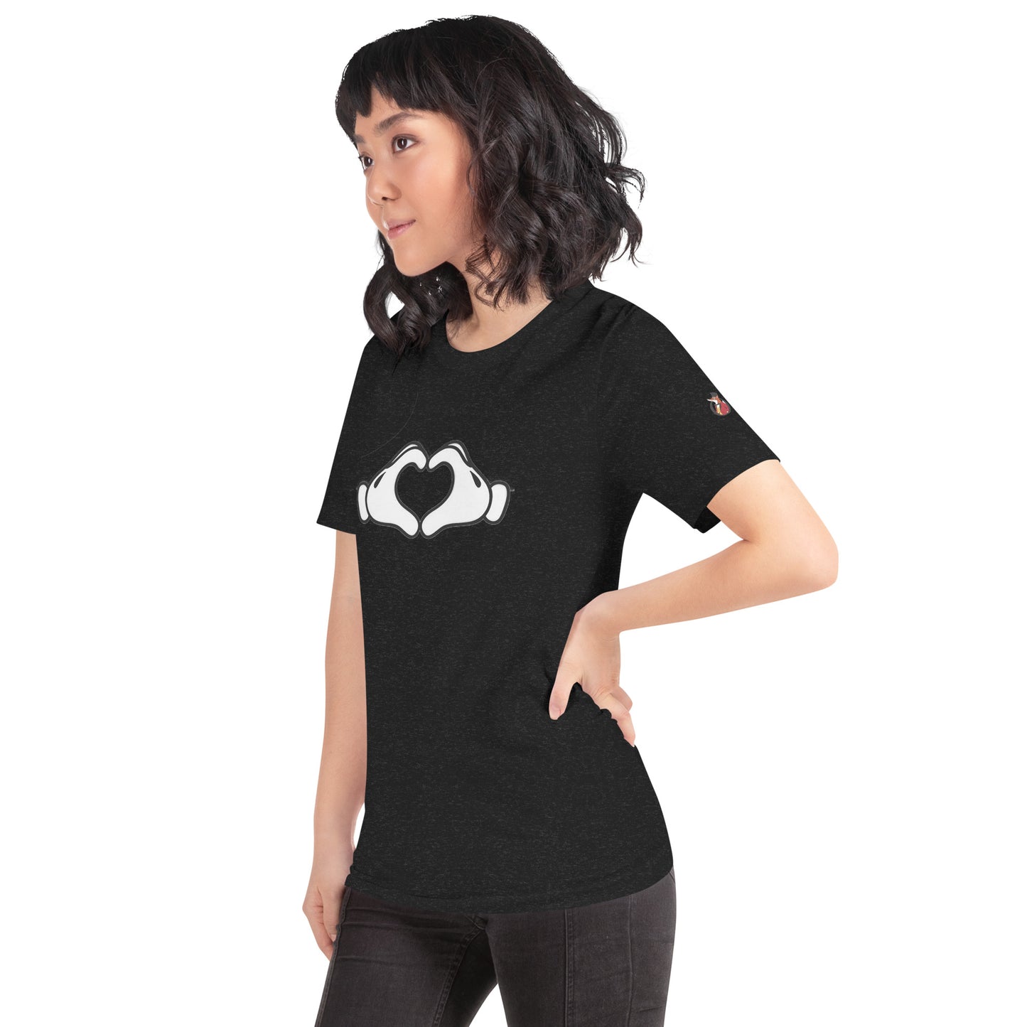 Snooty Fox Art Unisex T-shirt - Love Hands