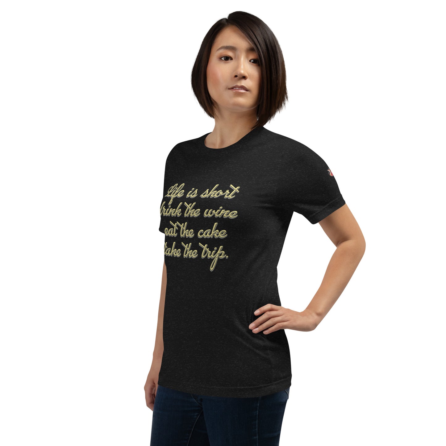 Snooty Fox Art Unisex T-shirt - Life is Short