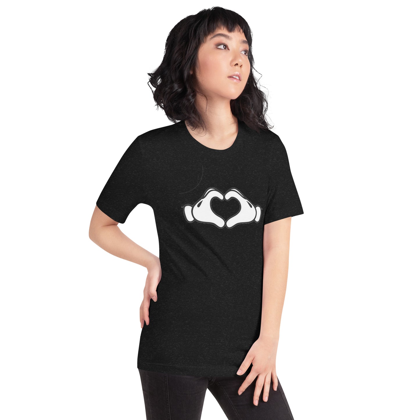 Snooty Fox Art Unisex T-shirt - Love Hands
