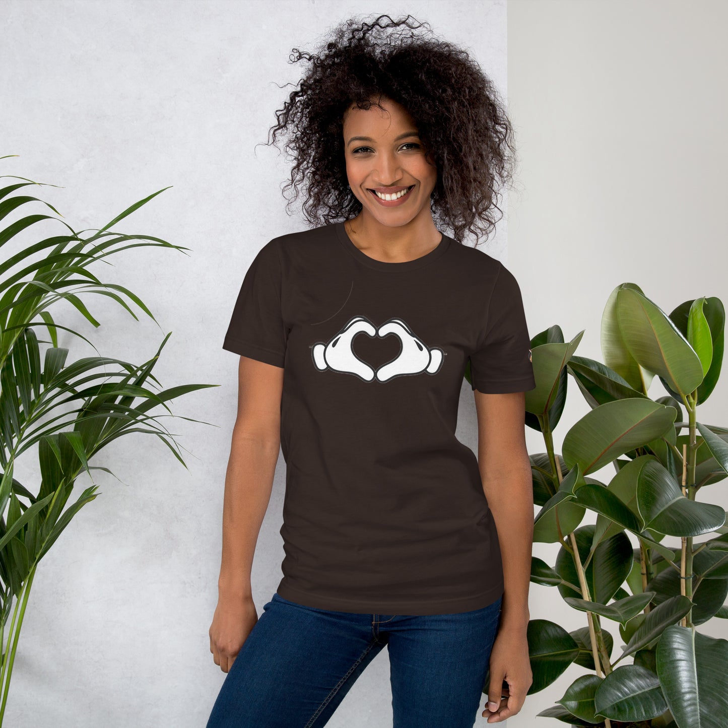 Snooty Fox Art Unisex T-shirt - Love Hands