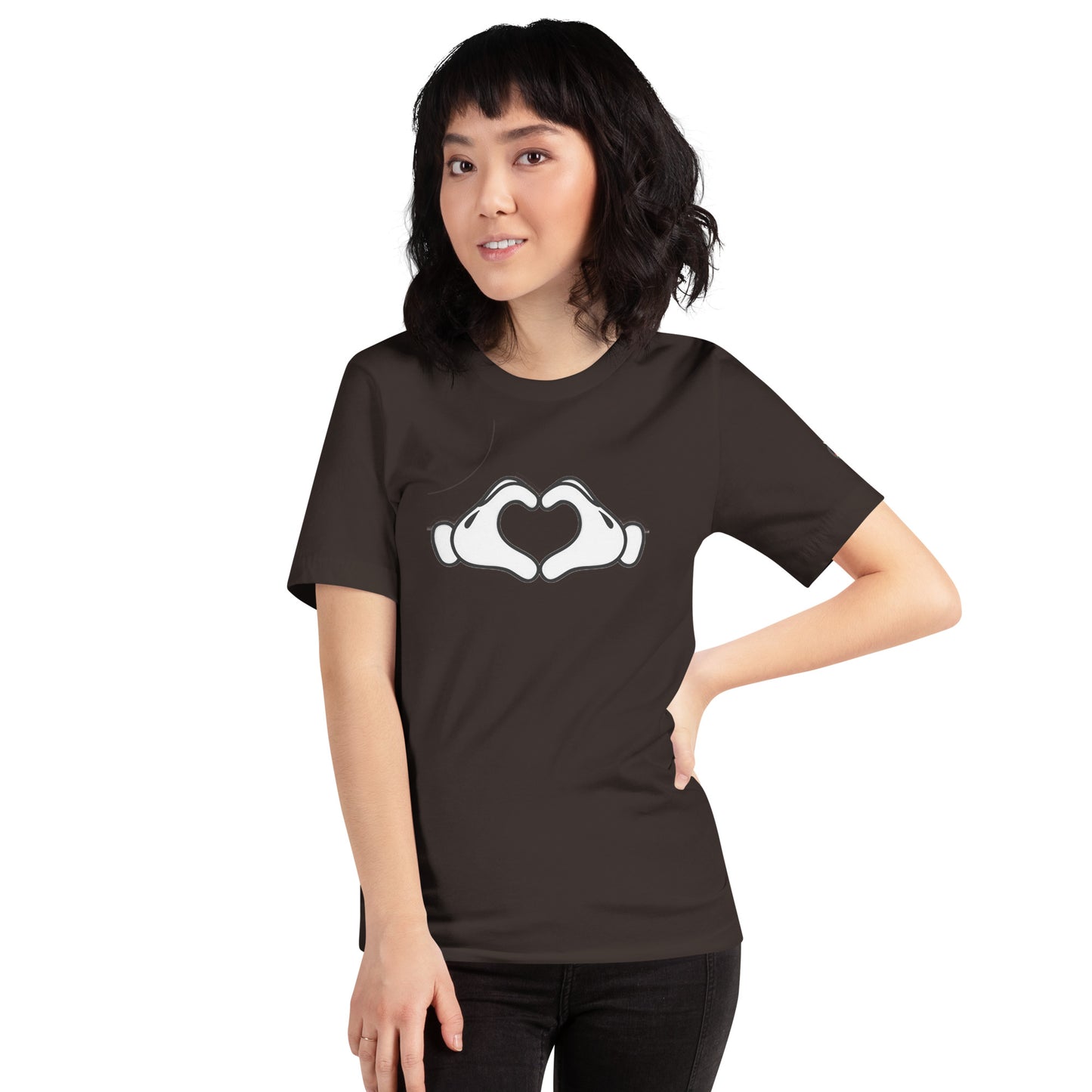 Snooty Fox Art Unisex T-shirt - Love Hands