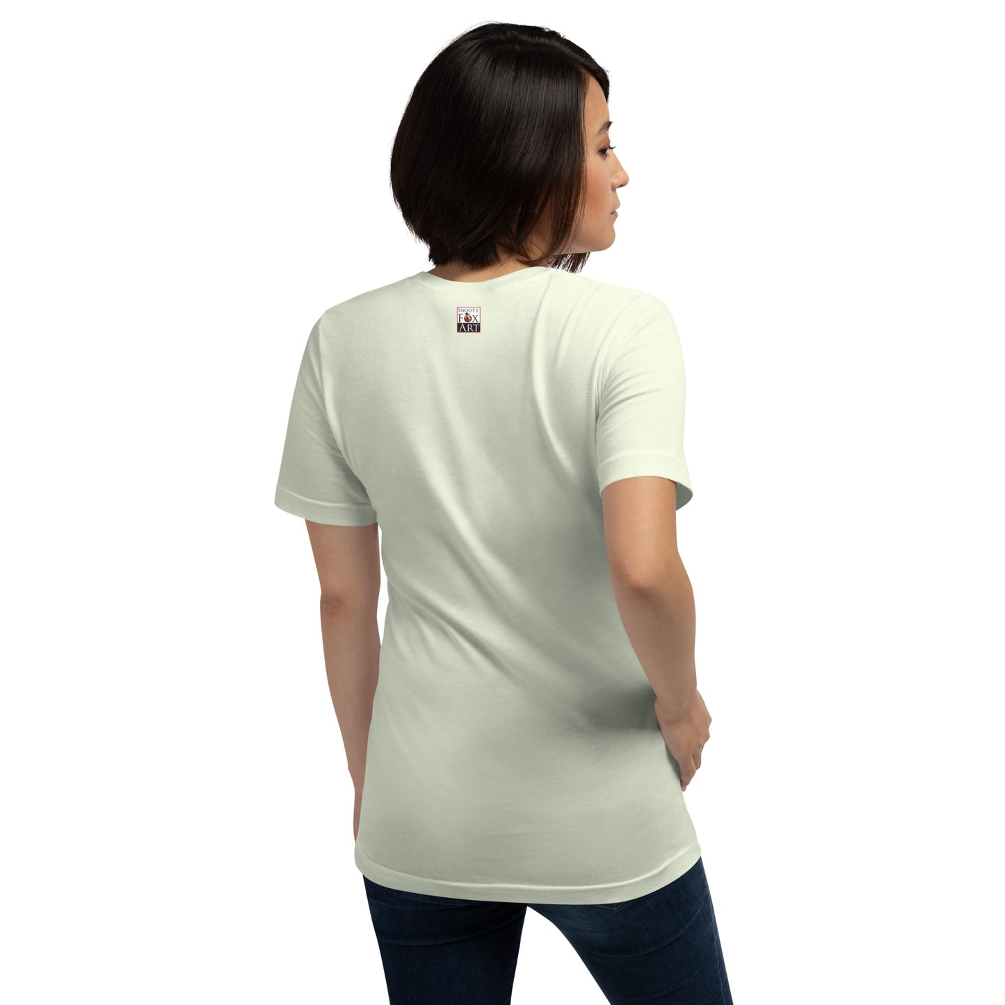 Snooty Fox Art Unisex T-shirt - Graffiti Collection Drew on the Run