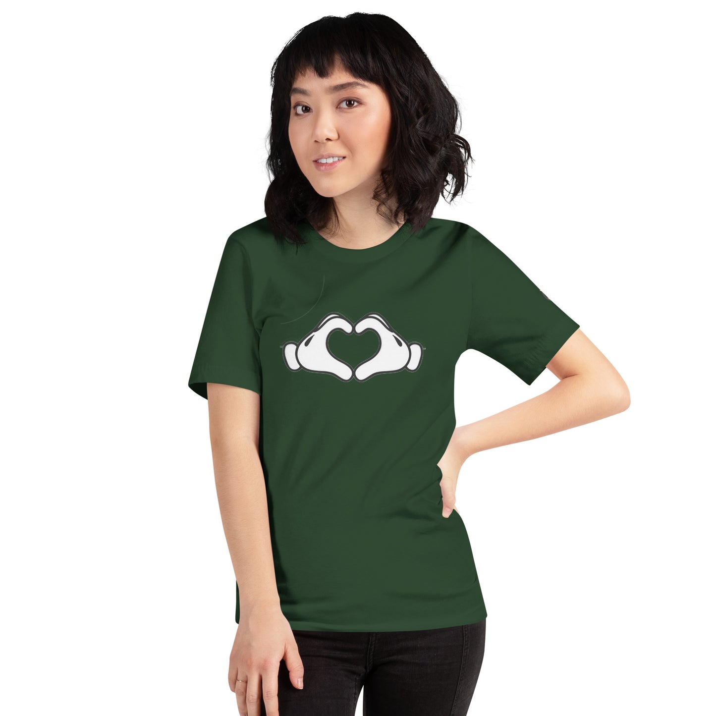 Snooty Fox Art Unisex T-shirt - Love Hands
