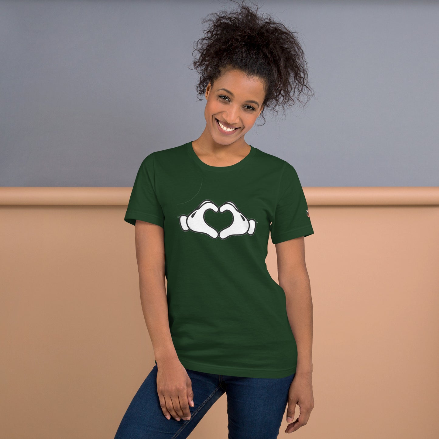 Snooty Fox Art Unisex T-shirt - Love Hands