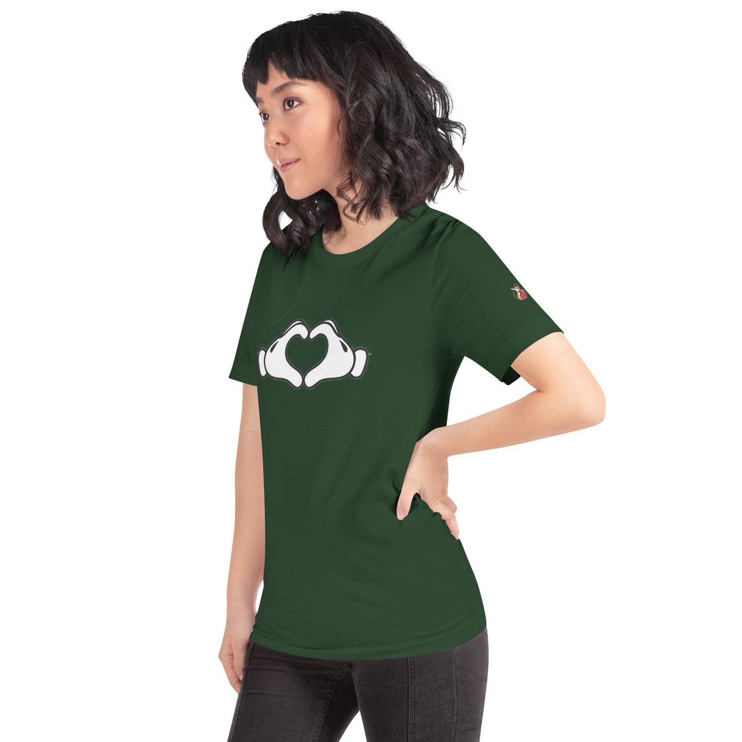 Snooty Fox Art Unisex T-shirt - Love Hands