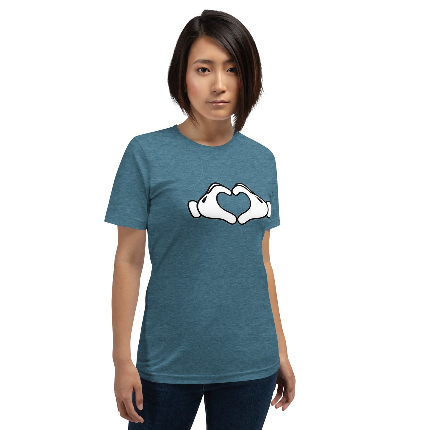 Snooty Fox Art Unisex T-shirt - Love Hands