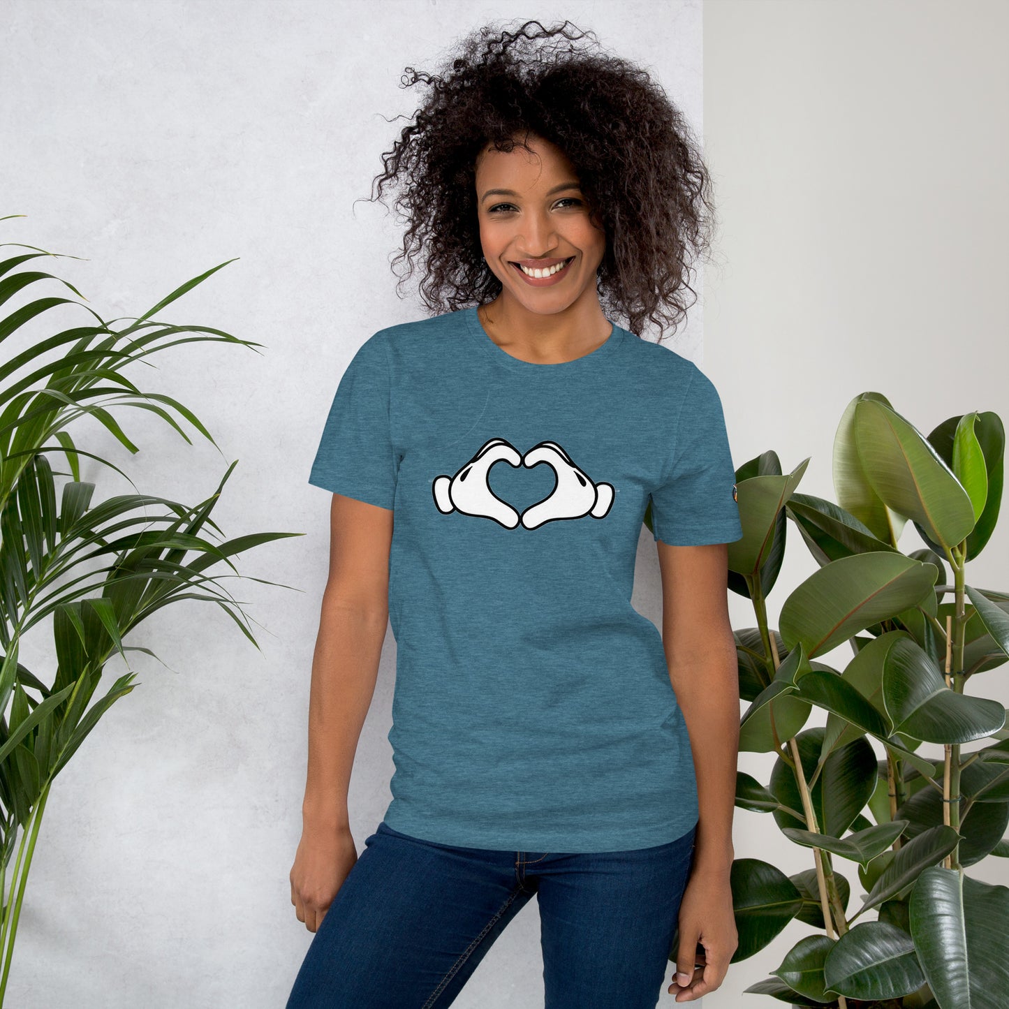 Snooty Fox Art Unisex T-shirt - Love Hands
