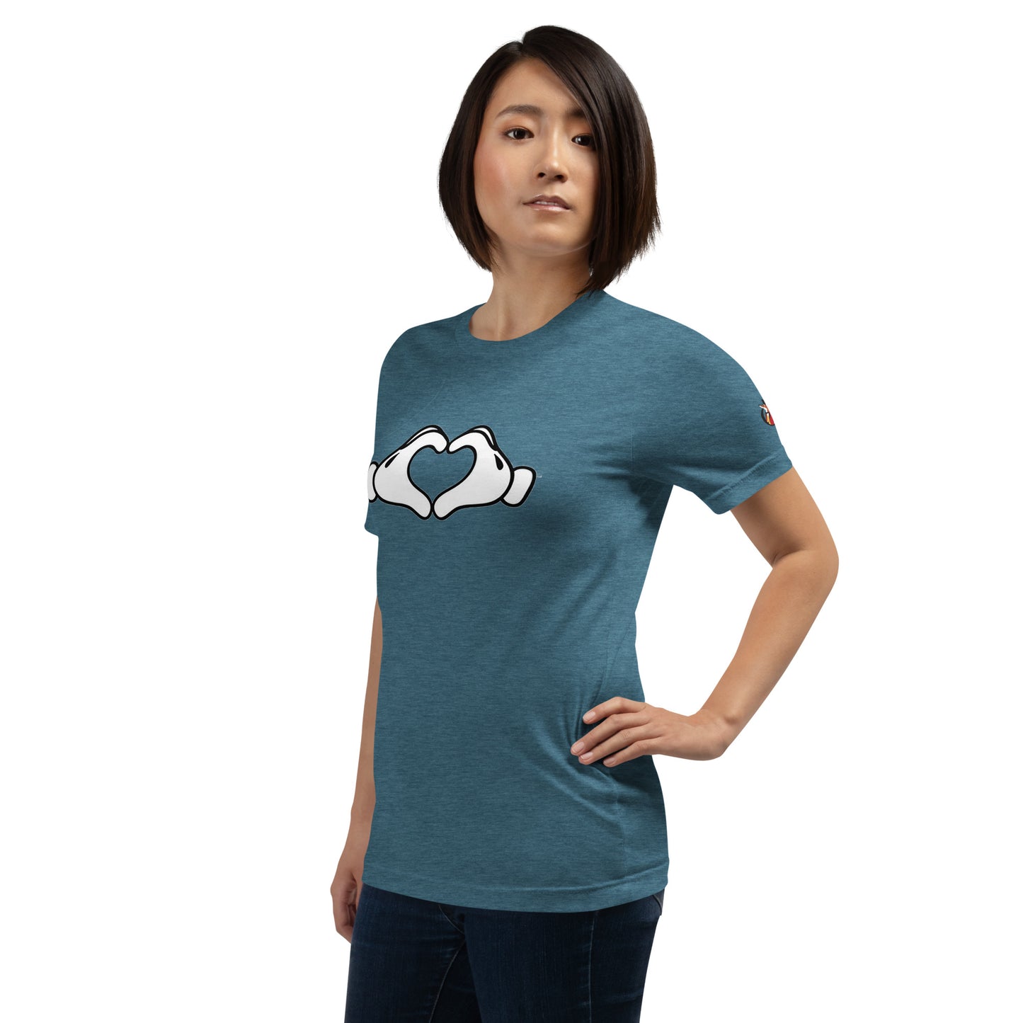 Snooty Fox Art Unisex T-shirt - Love Hands