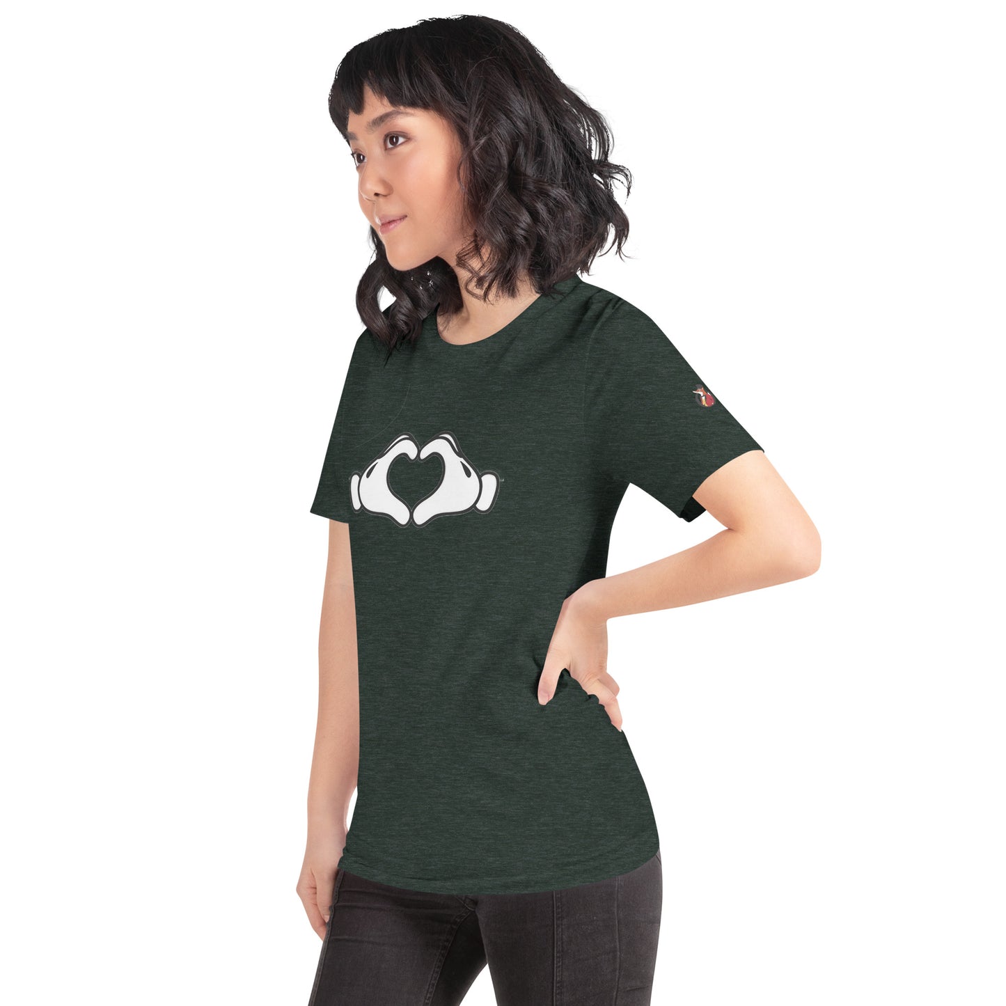 Snooty Fox Art Unisex T-shirt - Love Hands