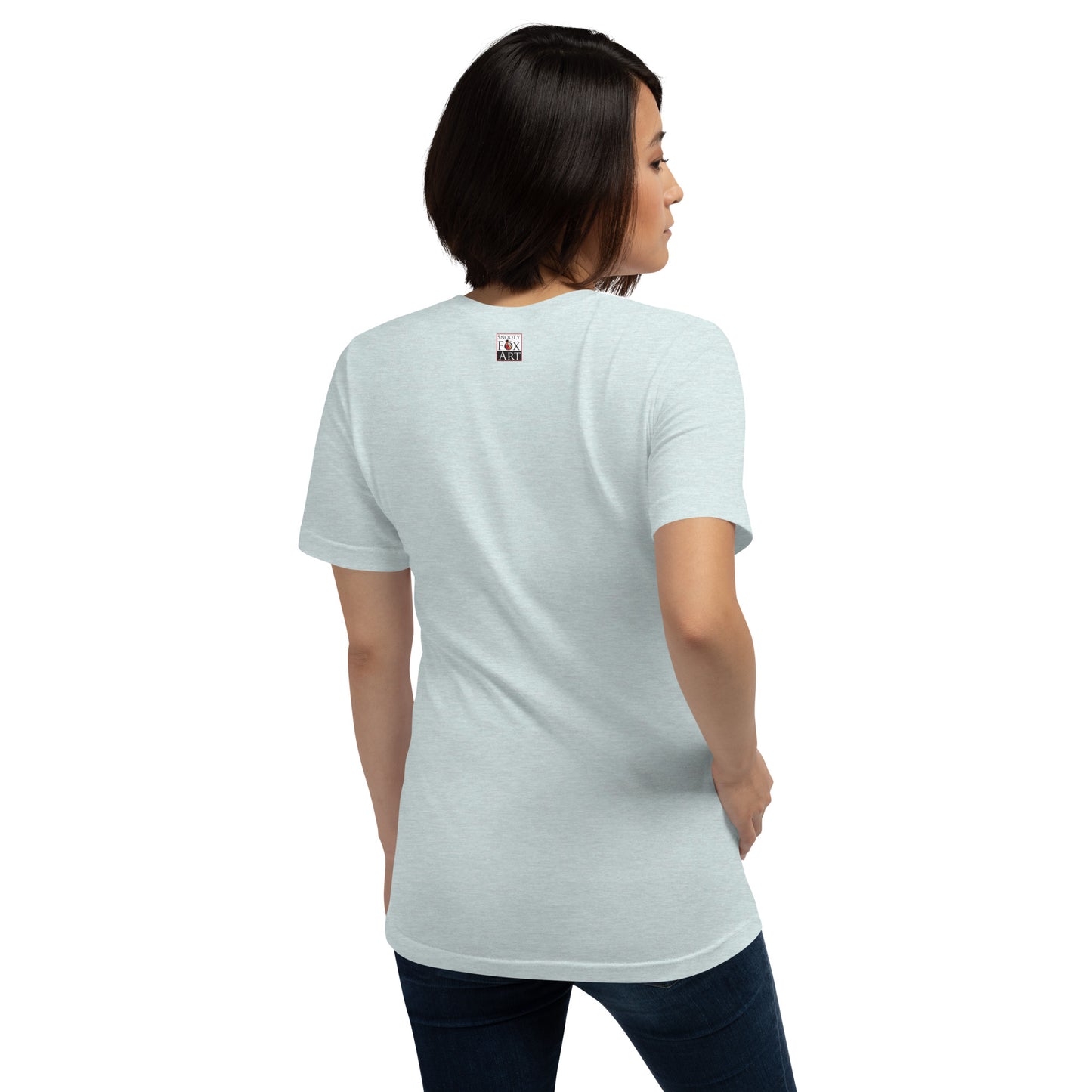 Snooty Fox Art Unisex T-shirt - Graffiti Collection Drew on the Run
