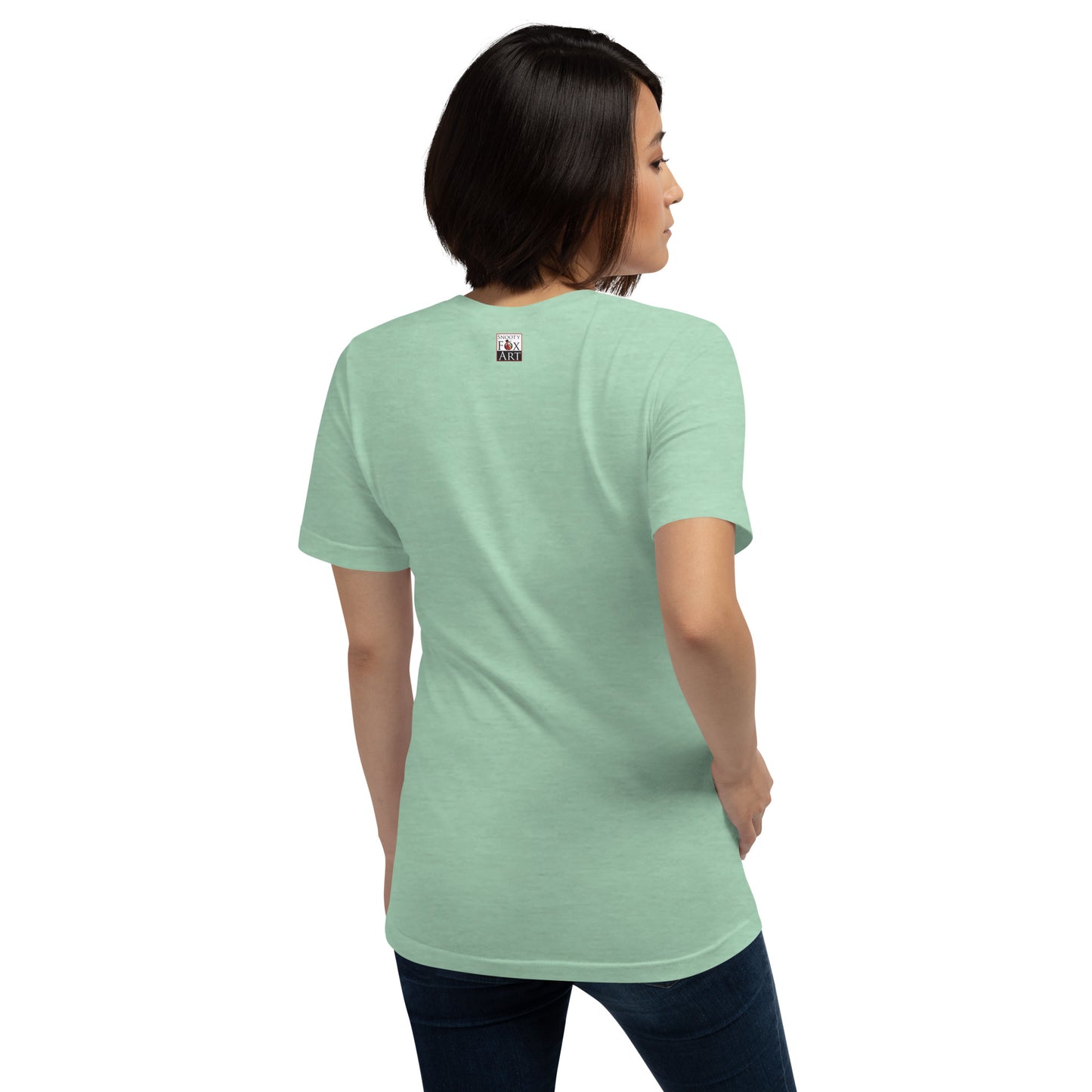 Snooty Fox Art Unisex T-shirt - Graffiti Collection Drew on the Run