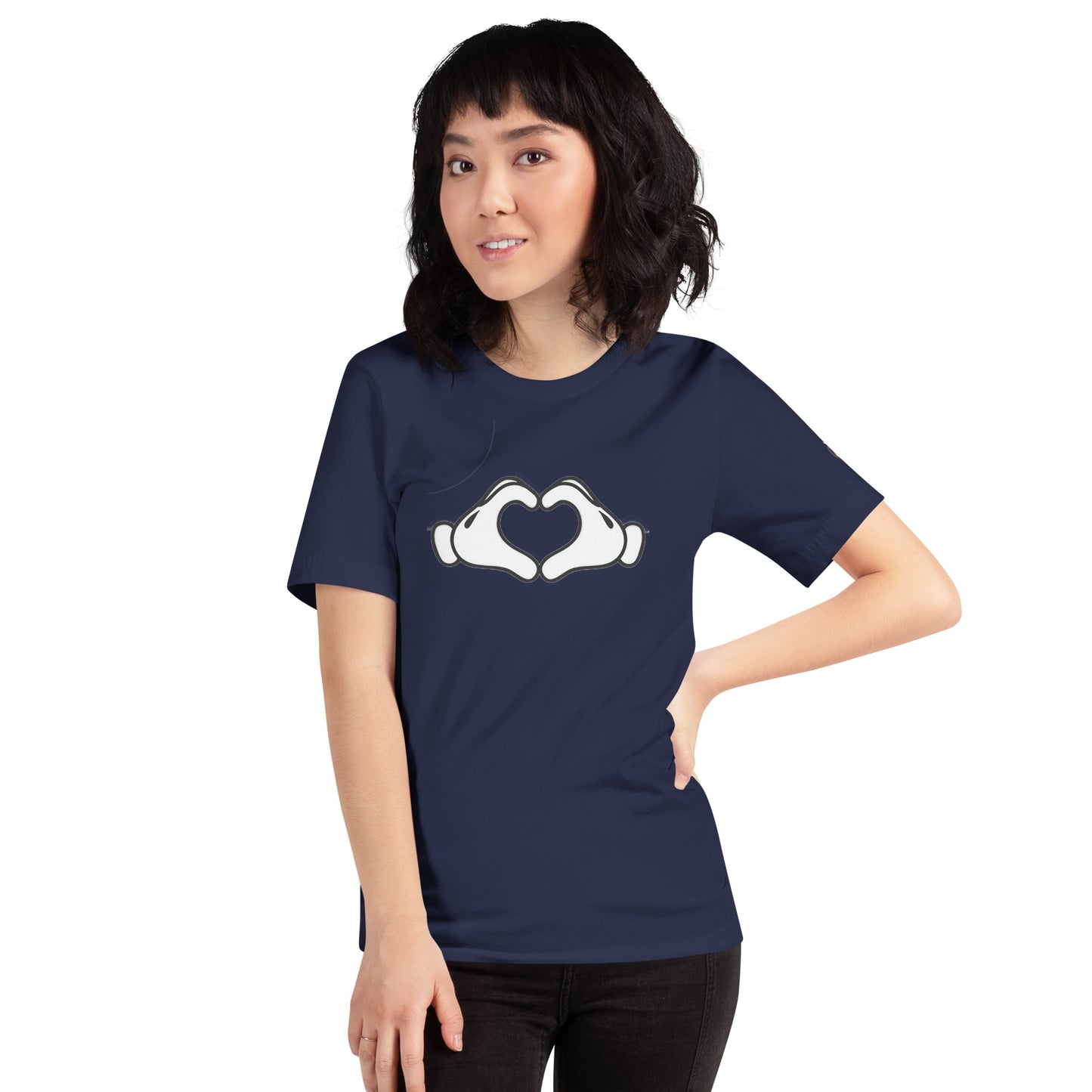 Snooty Fox Art Unisex T-shirt - Love Hands