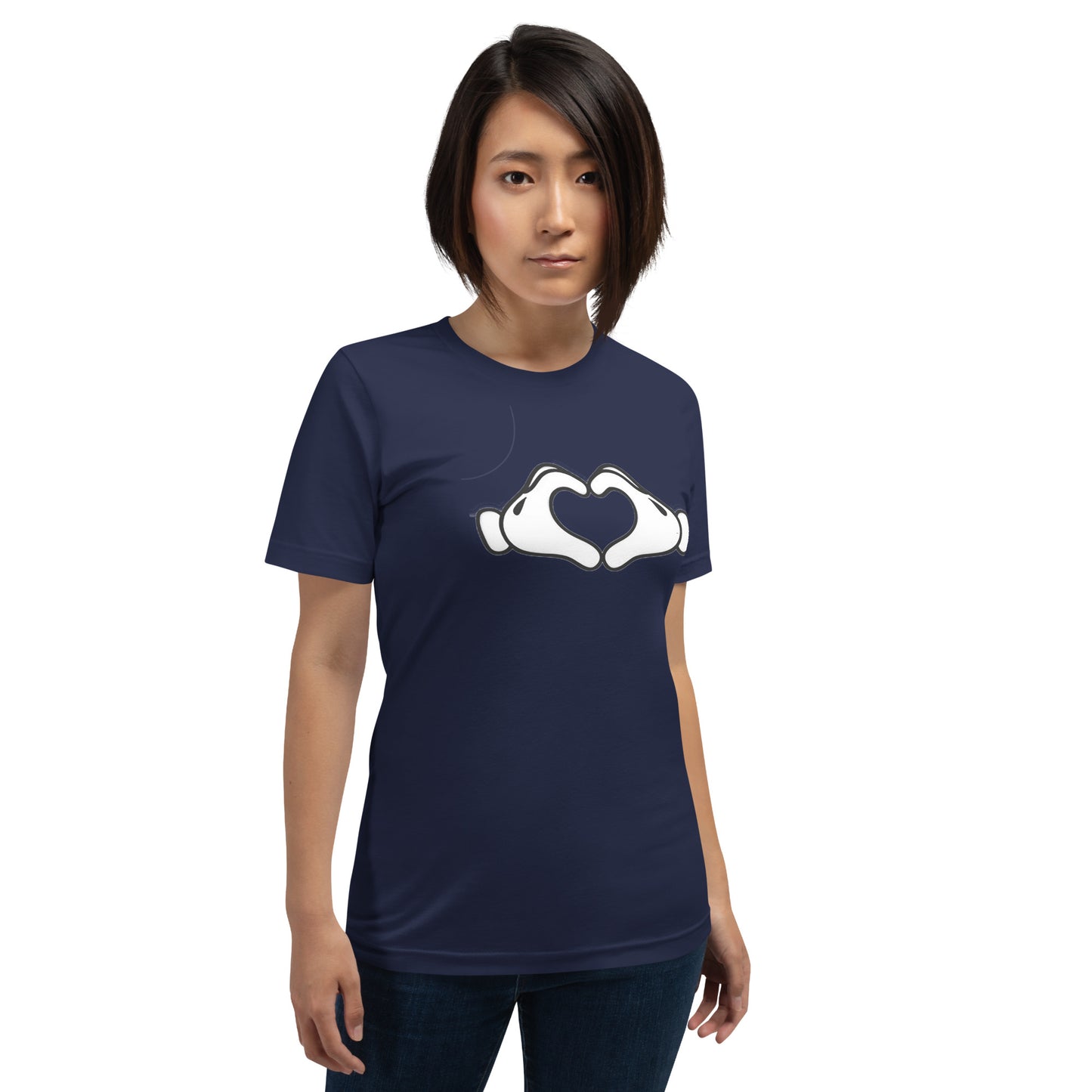 Snooty Fox Art Unisex T-shirt - Love Hands