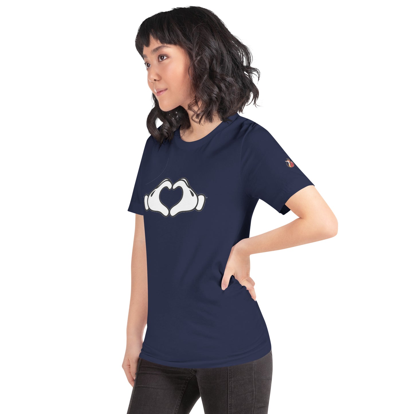 Snooty Fox Art Unisex T-shirt - Love Hands