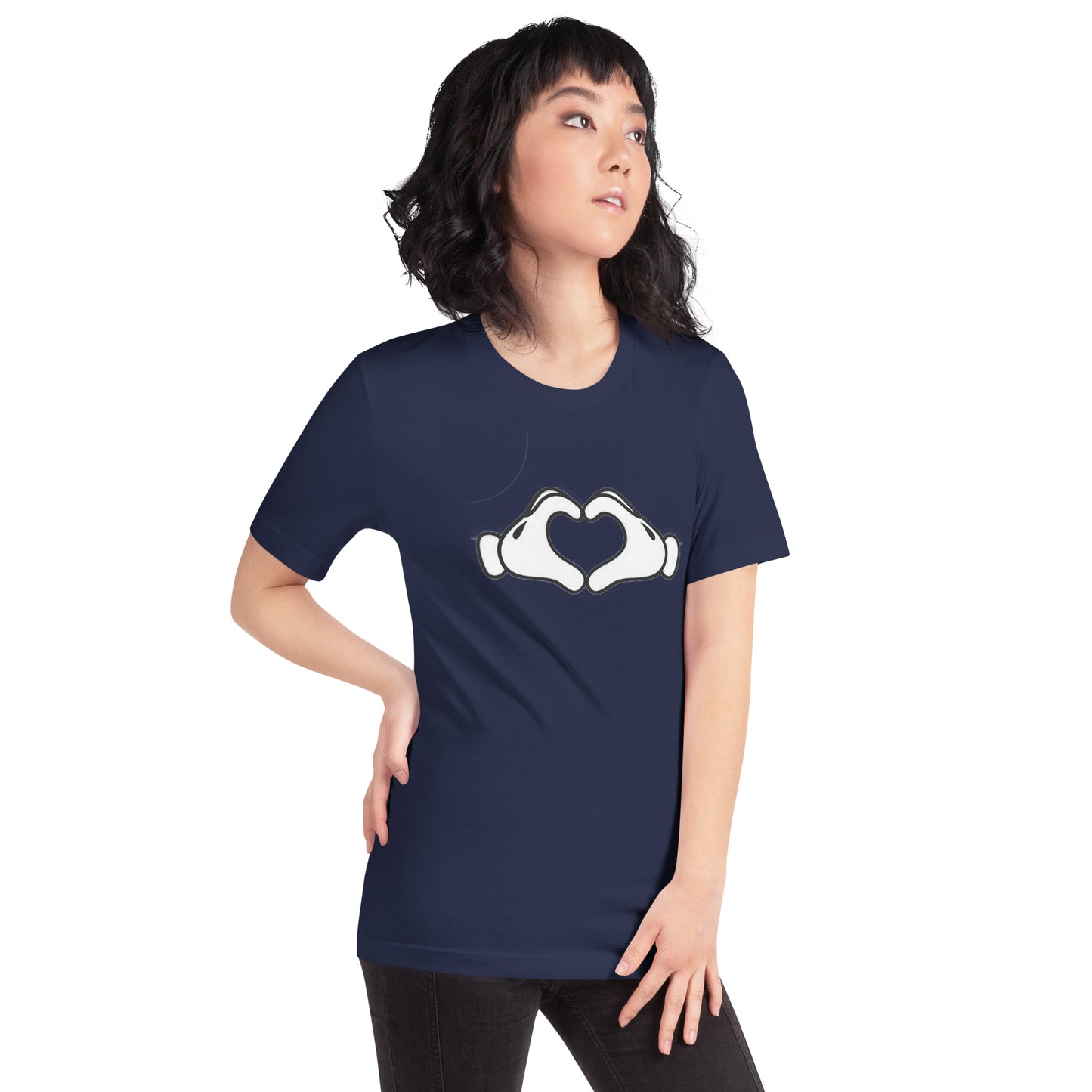 Snooty Fox Art Unisex T-shirt - Love Hands