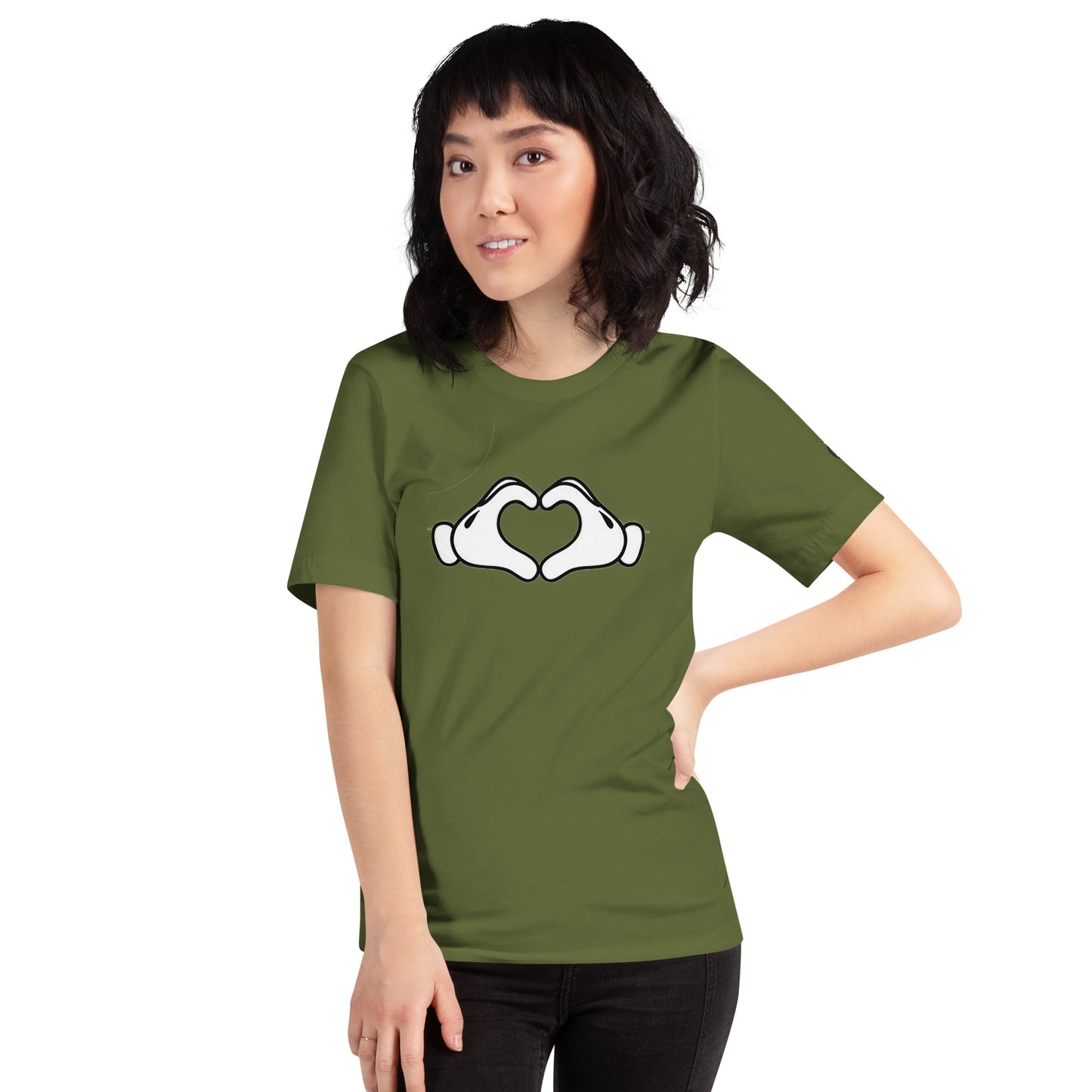 Snooty Fox Art Unisex T-shirt - Love Hands