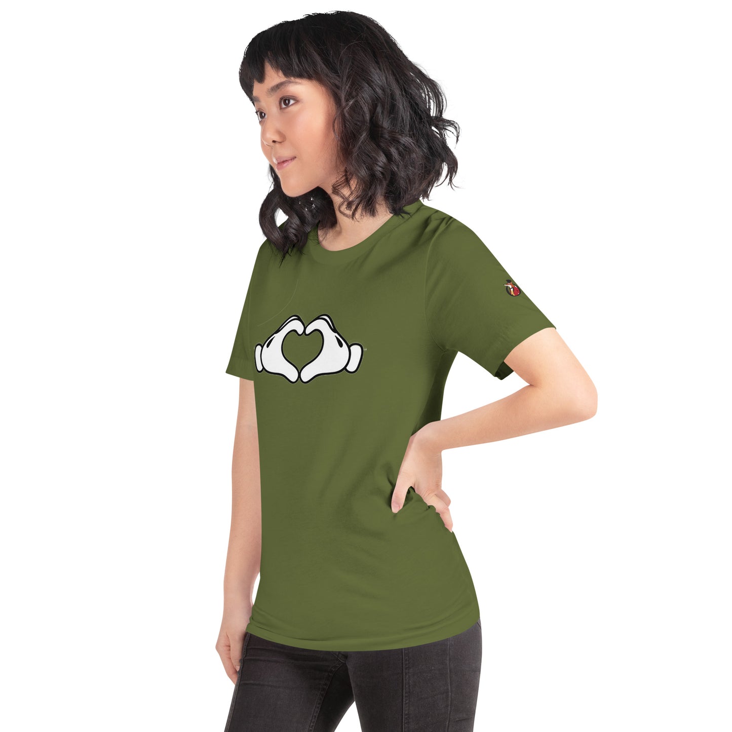 Snooty Fox Art Unisex T-shirt - Love Hands