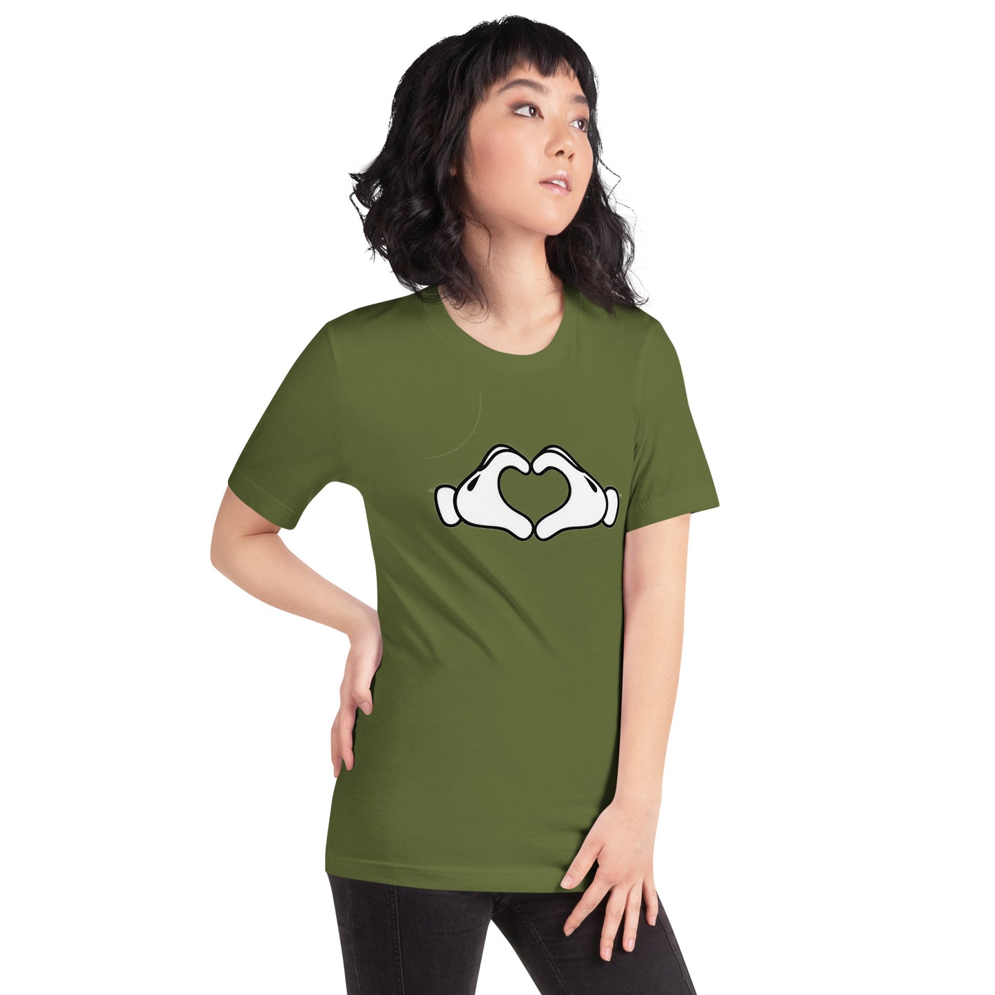 Snooty Fox Art Unisex T-shirt - Love Hands