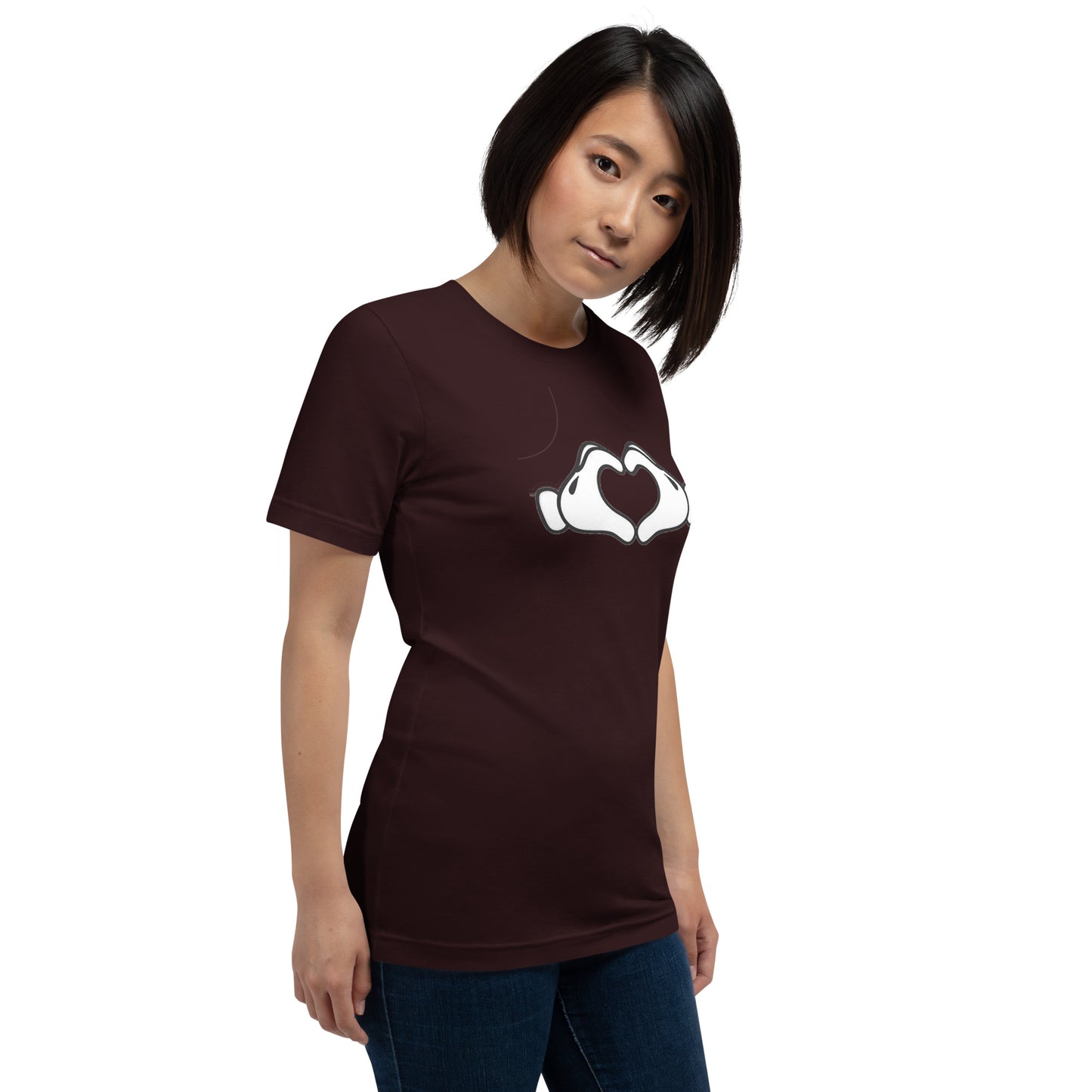Snooty Fox Art Unisex T-shirt - Love Hands