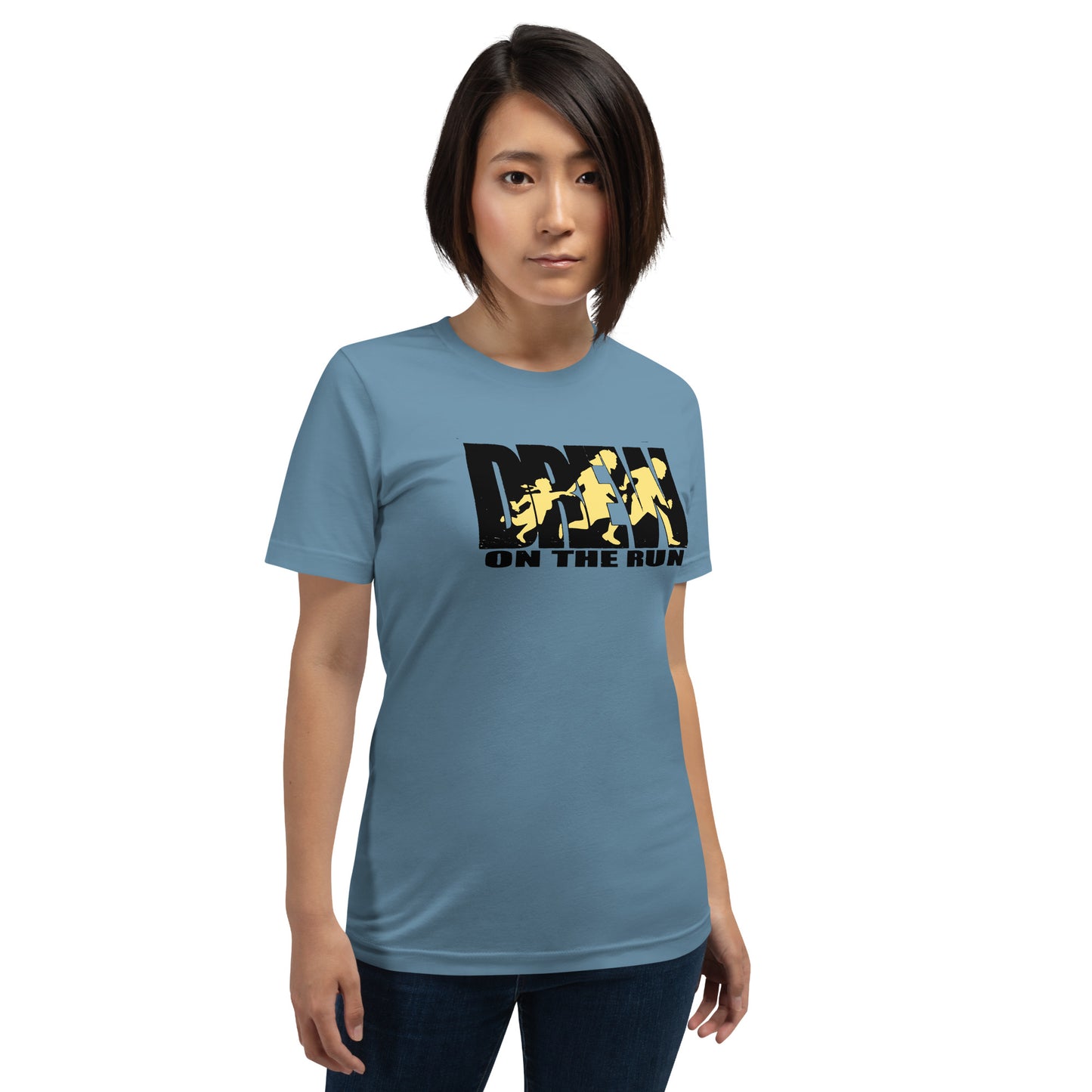 Snooty Fox Art Unisex T-shirt - Graffiti Collection Drew on the Run