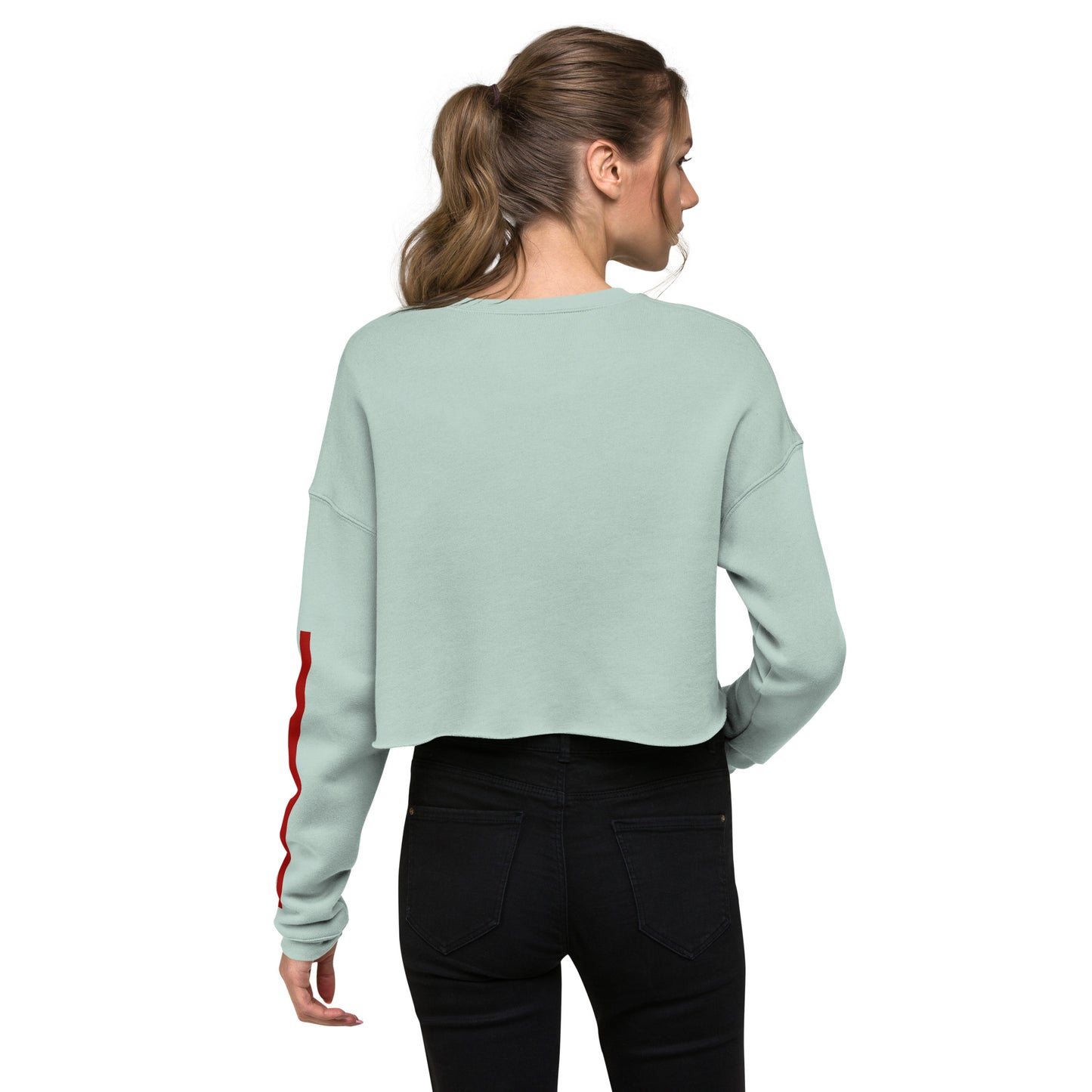 Snooty Fox Art Crop Sweatshirt - Heart