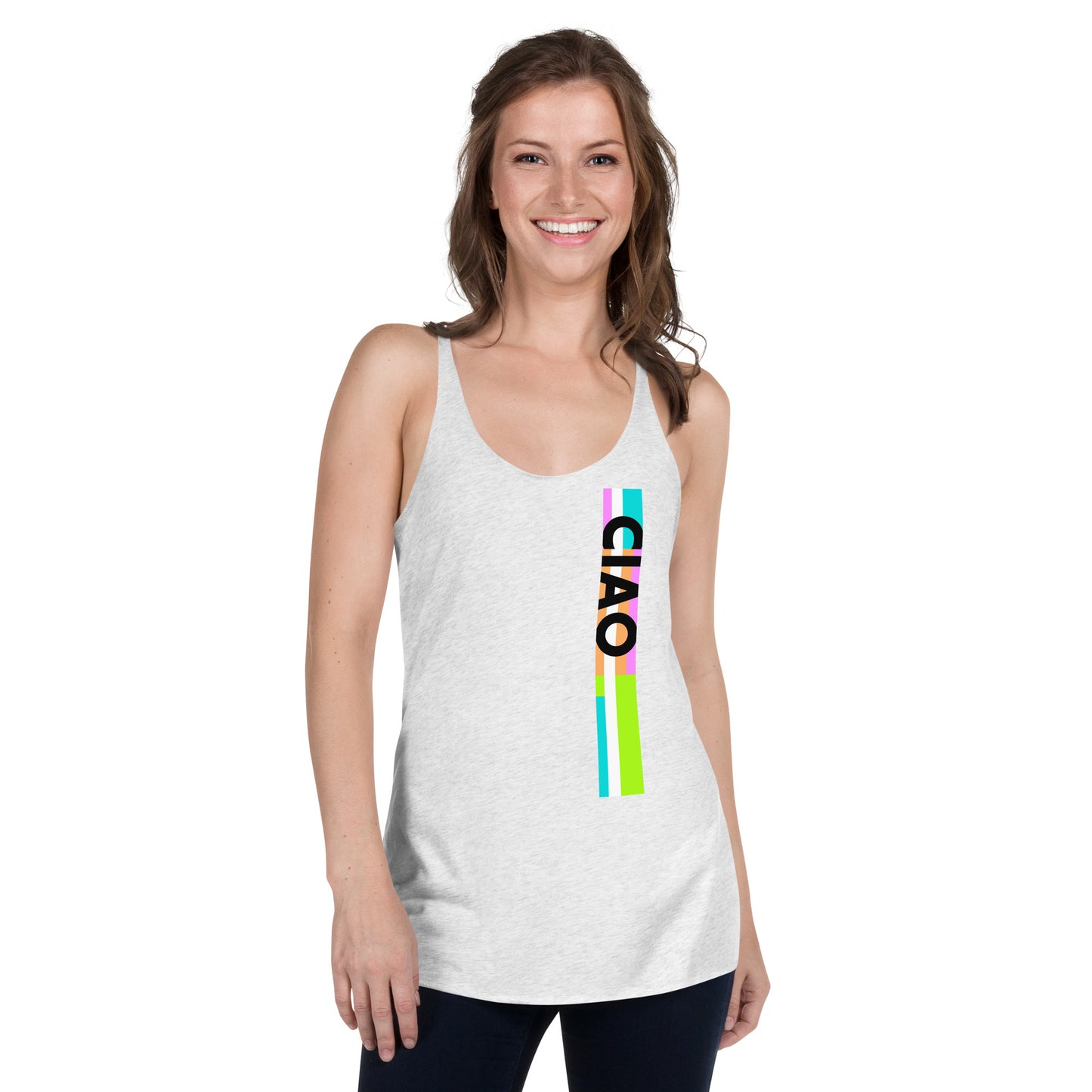 Snooty Fox Art Women's Racerback Tank - Ciao