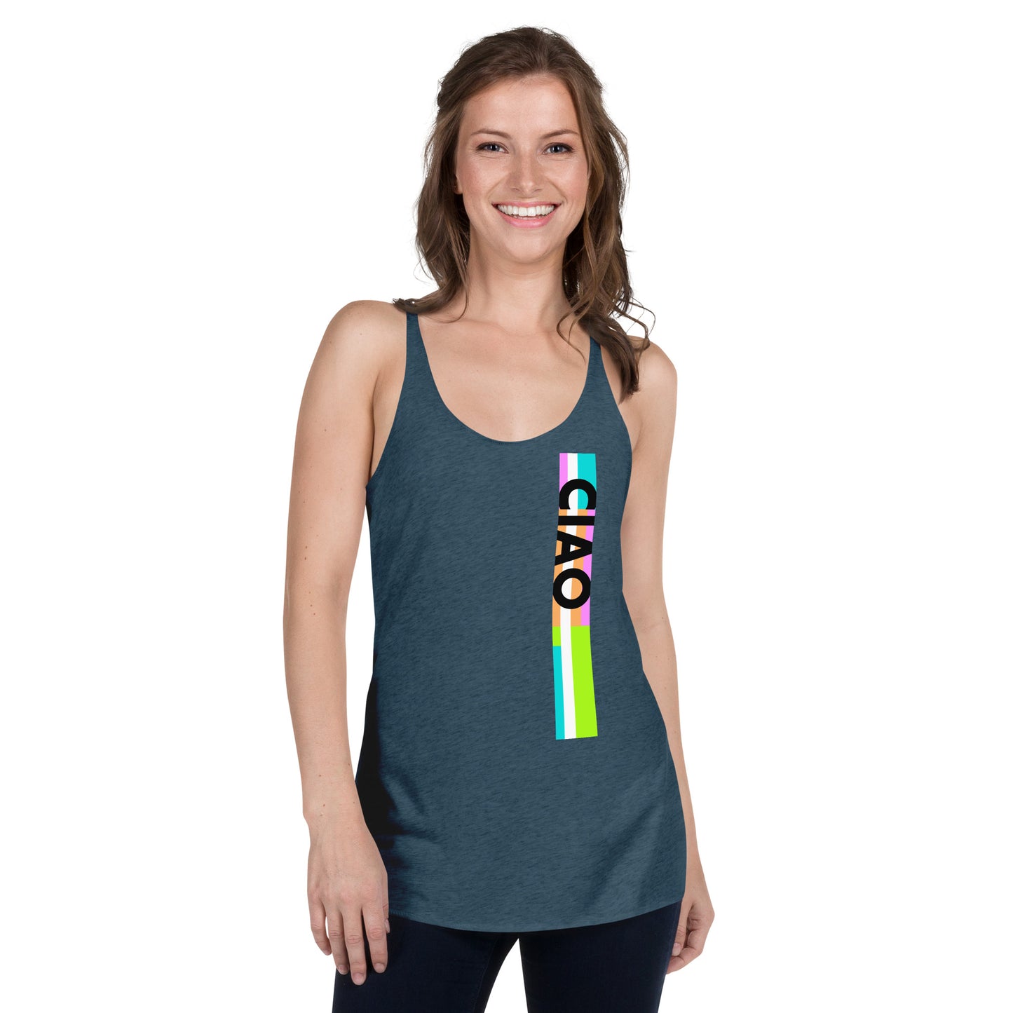 Snooty Fox Art Women's Racerback Tank - Ciao