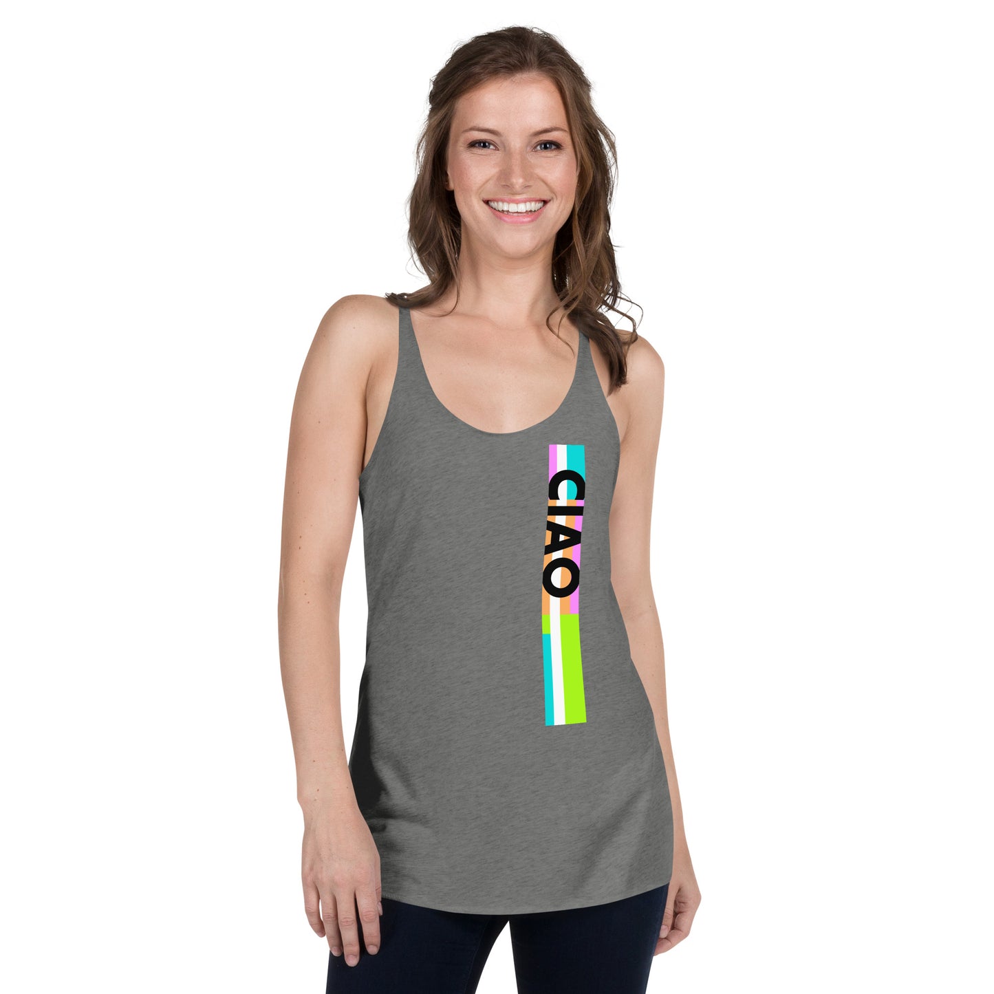 Snooty Fox Art Women's Racerback Tank - Ciao