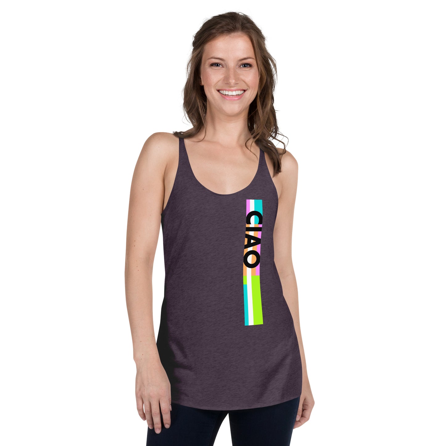 Snooty Fox Art Women's Racerback Tank - Ciao