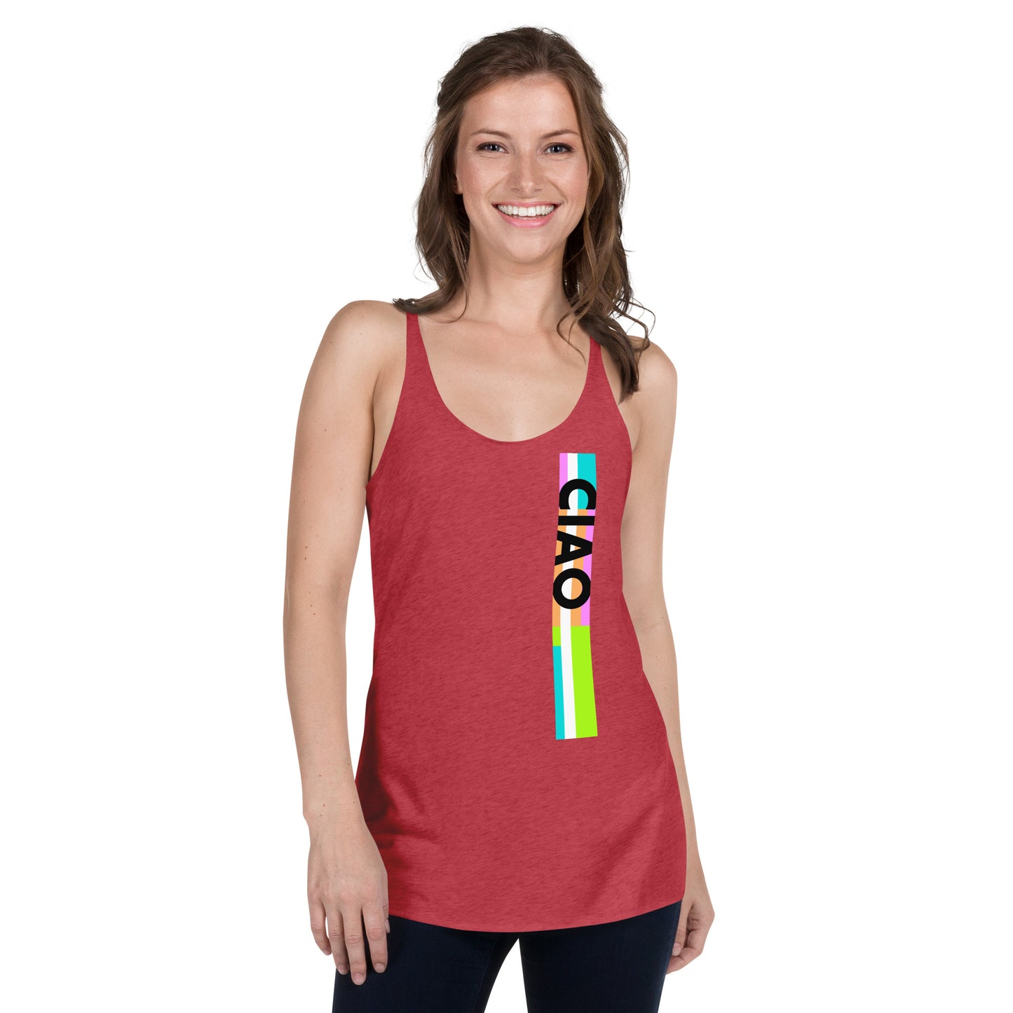 Snooty Fox Art Women's Racerback Tank - Ciao