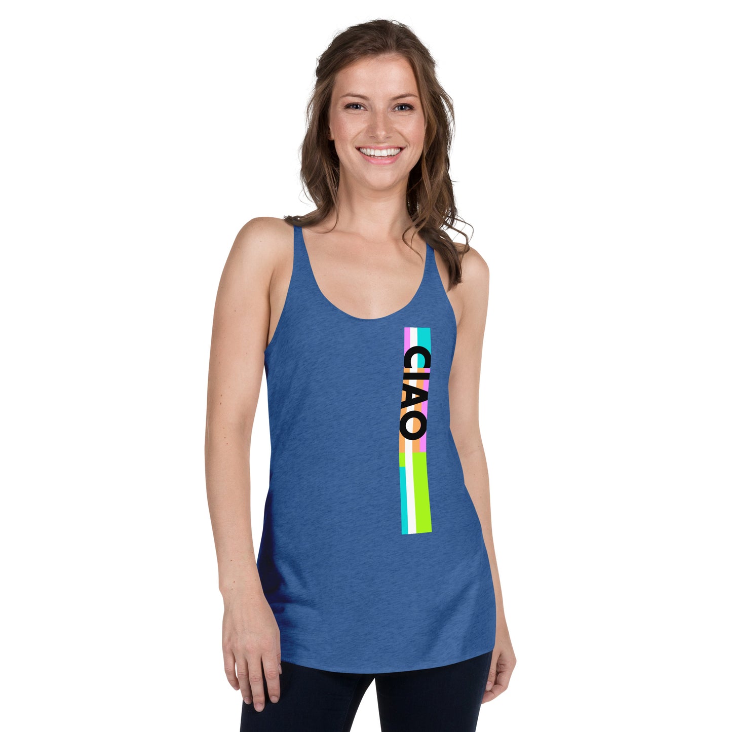 Snooty Fox Art Women's Racerback Tank - Ciao