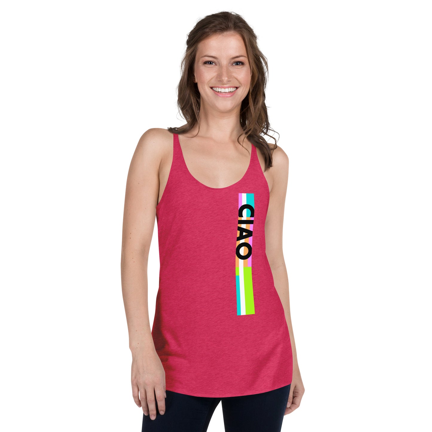 Snooty Fox Art Women's Racerback Tank - Ciao