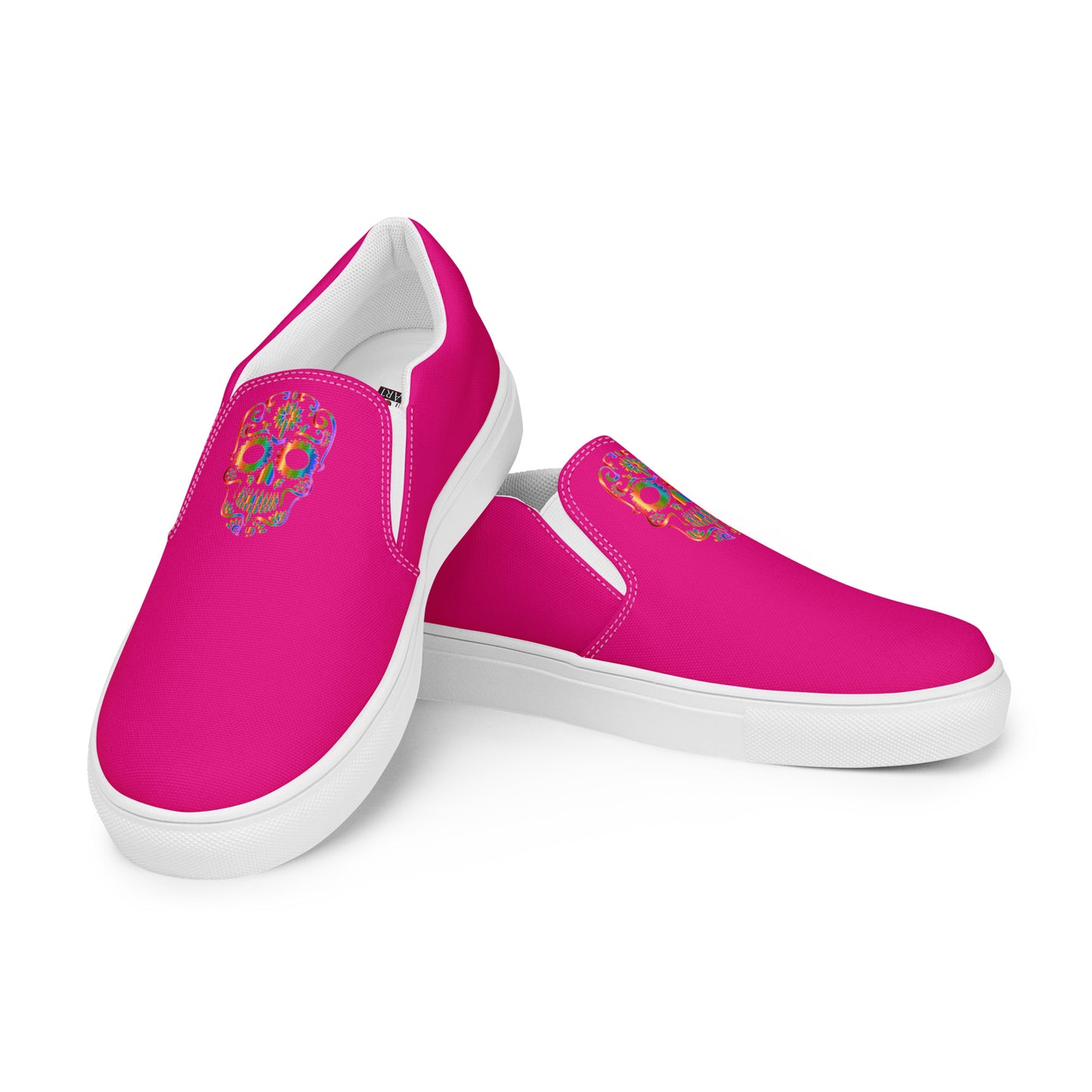 Snooty Fox Art Women’s Slip-on Canvas Shoes - Mex Pink