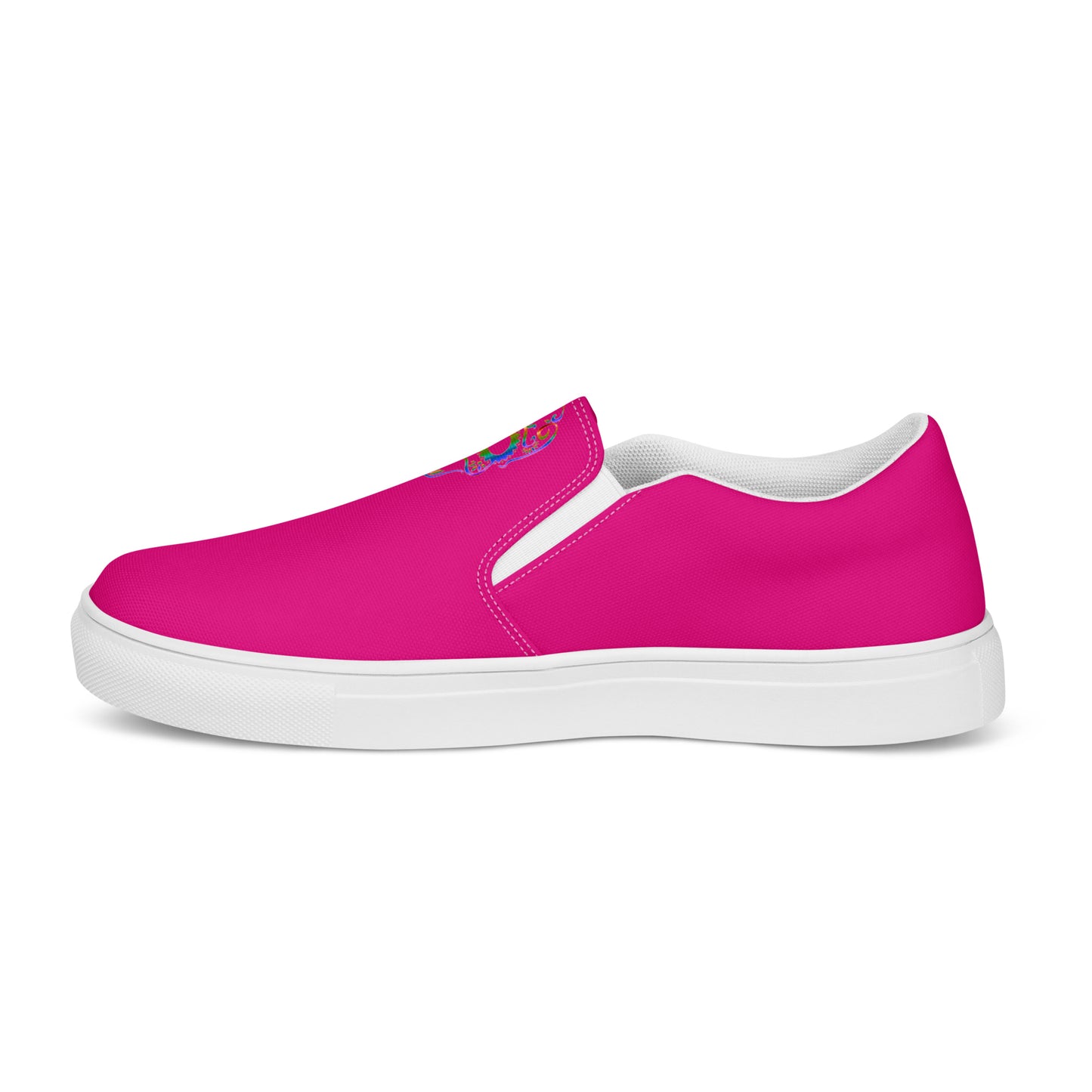 Snooty Fox Art Women’s Slip-on Canvas Shoes - Mex Pink