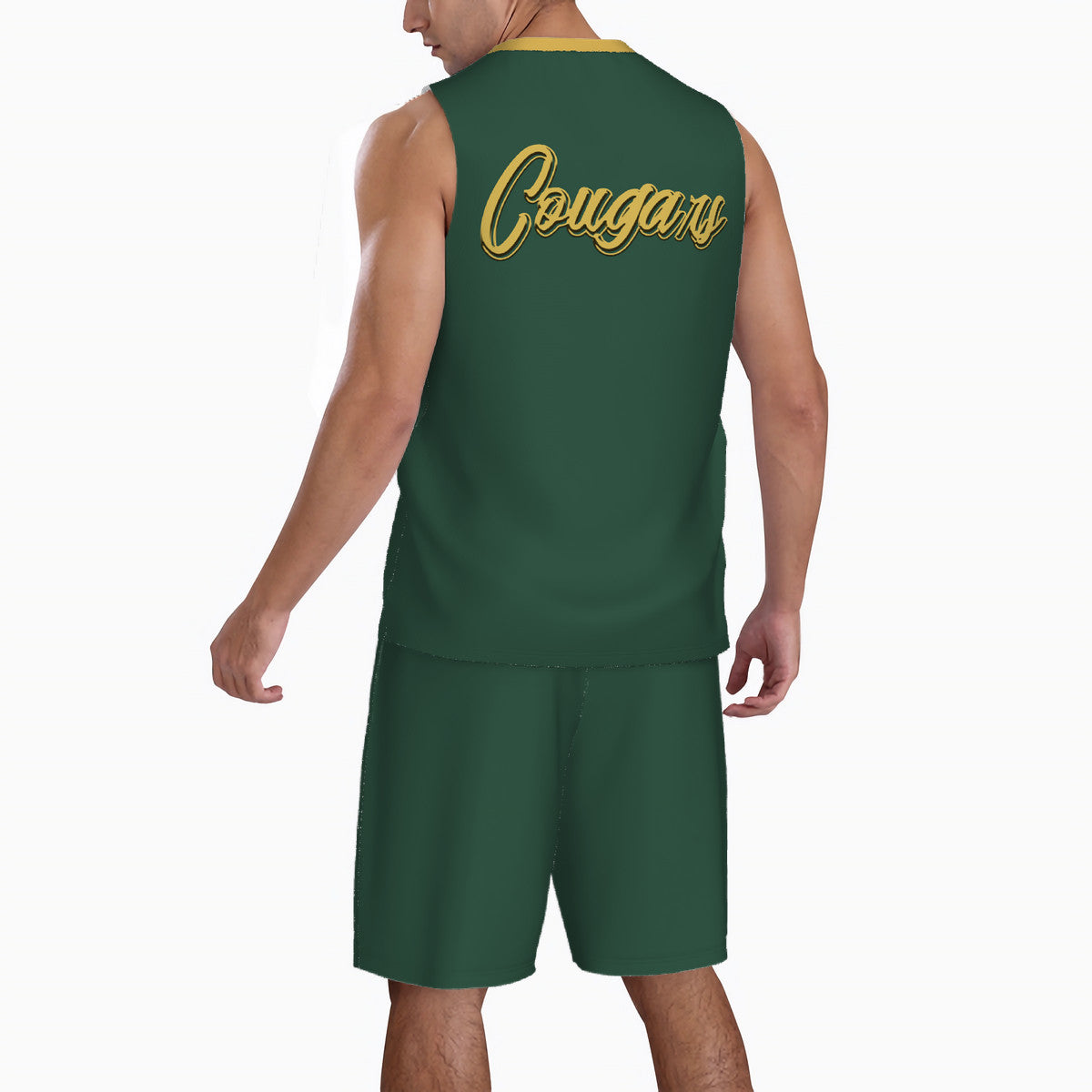 Snooty Fox Art Unisex Basketball Uniform Jersey Set - Cougars