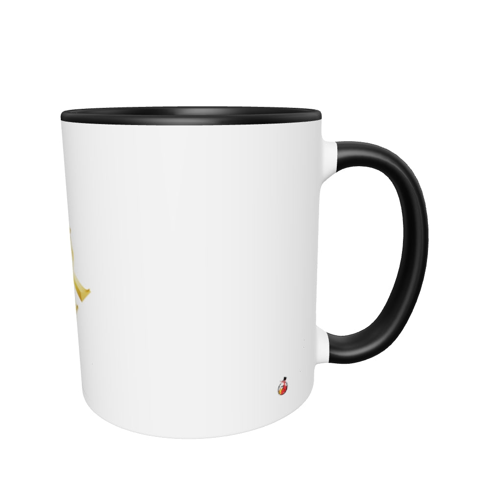 Snooty Fox Art Classic Mug with a Splash of Color - AMOR