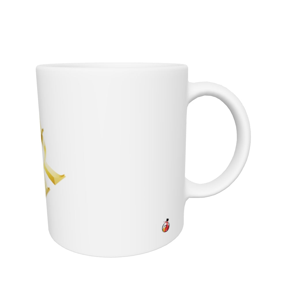 Snooty Fox Art White Glossy Mug - AMOR