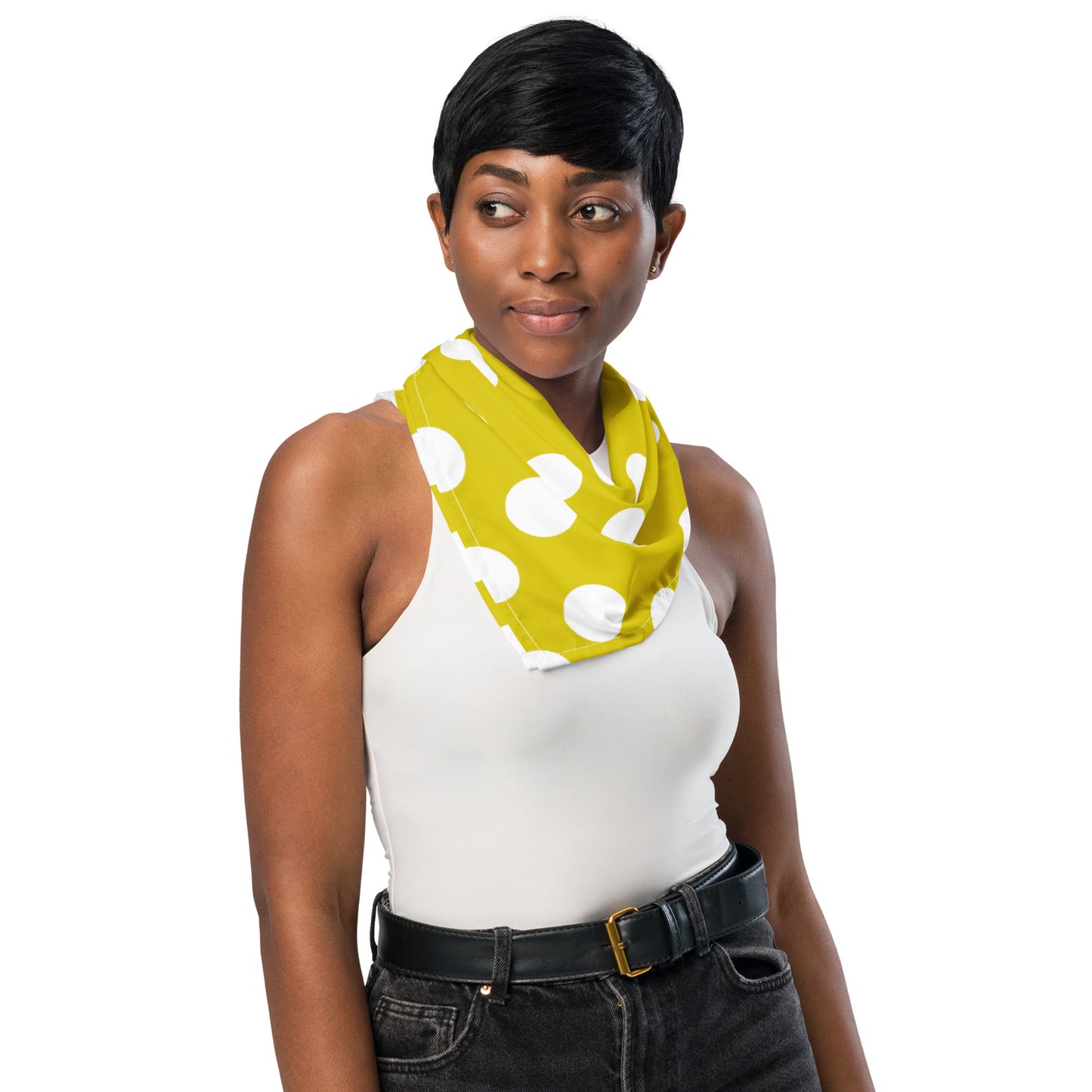Snooty Fox Art Bandana - Empire Yellow