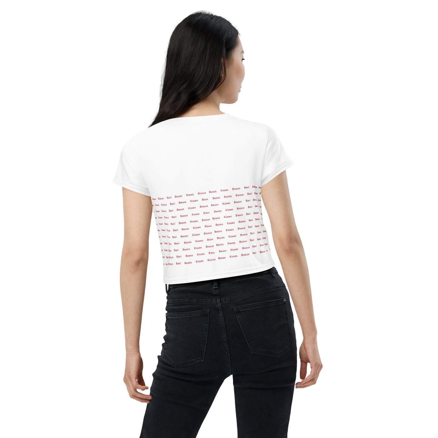 Snooty Fox Art Crop Tee - Bisous