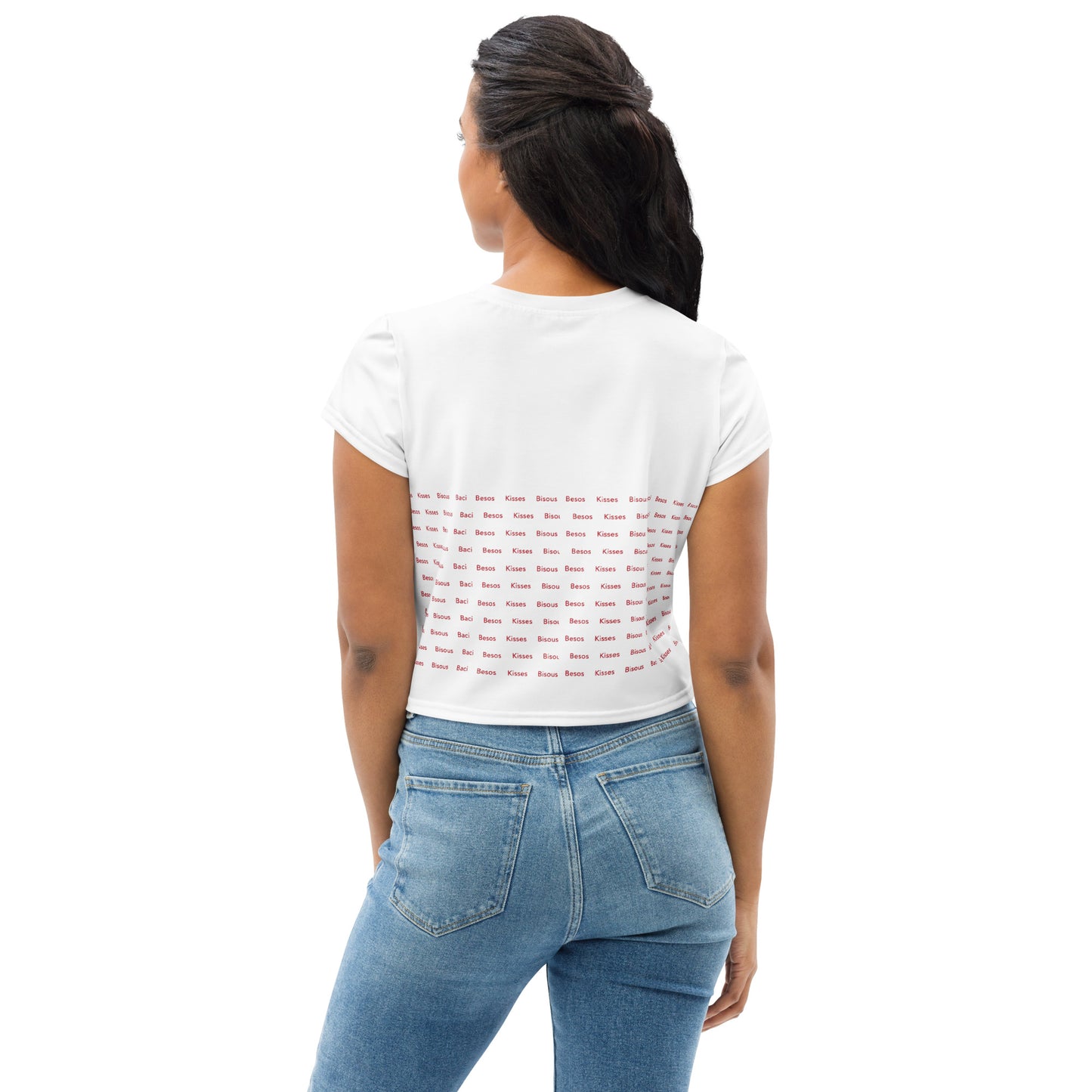 Snooty Fox Art Crop Tee - Bisous