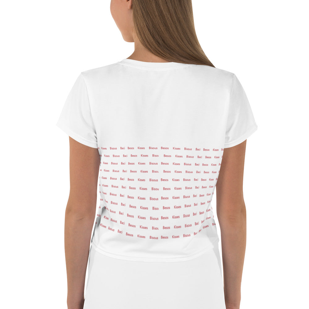 Snooty Fox Art Crop Tee - Bisous