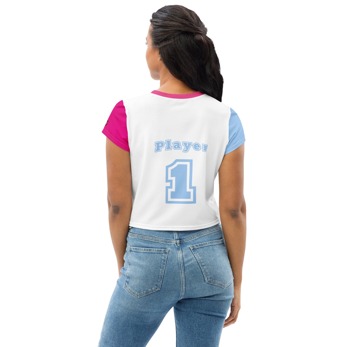 Snooty Fox Art Crop Tee - Player 1