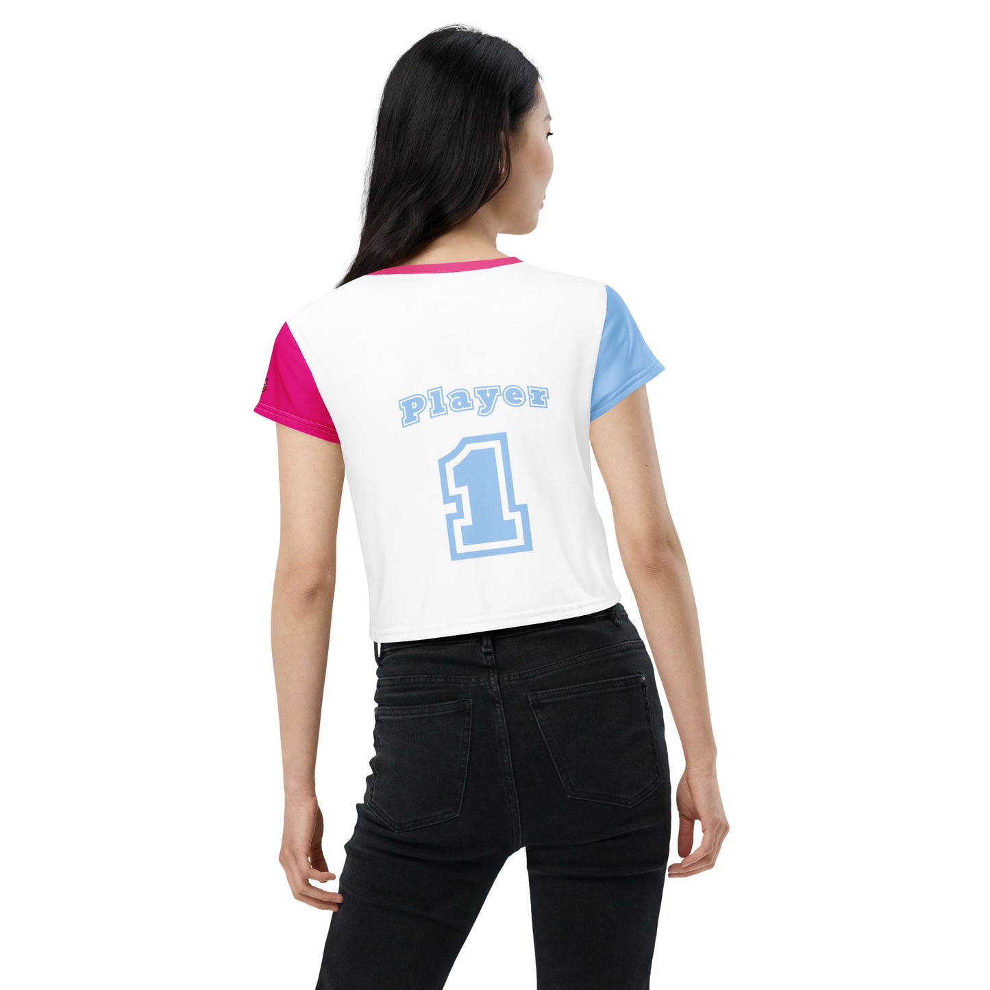 Snooty Fox Art Crop Tee - Player 1