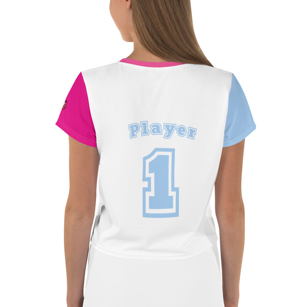 Snooty Fox Art Crop Tee - Player 1