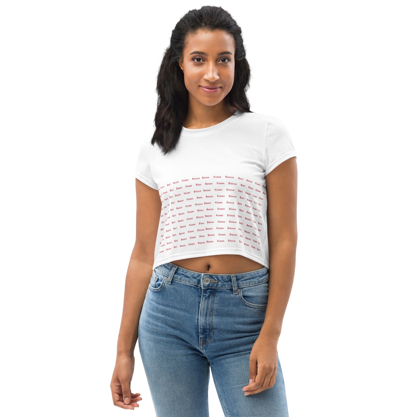 Snooty Fox Art Crop Tee - Bisous