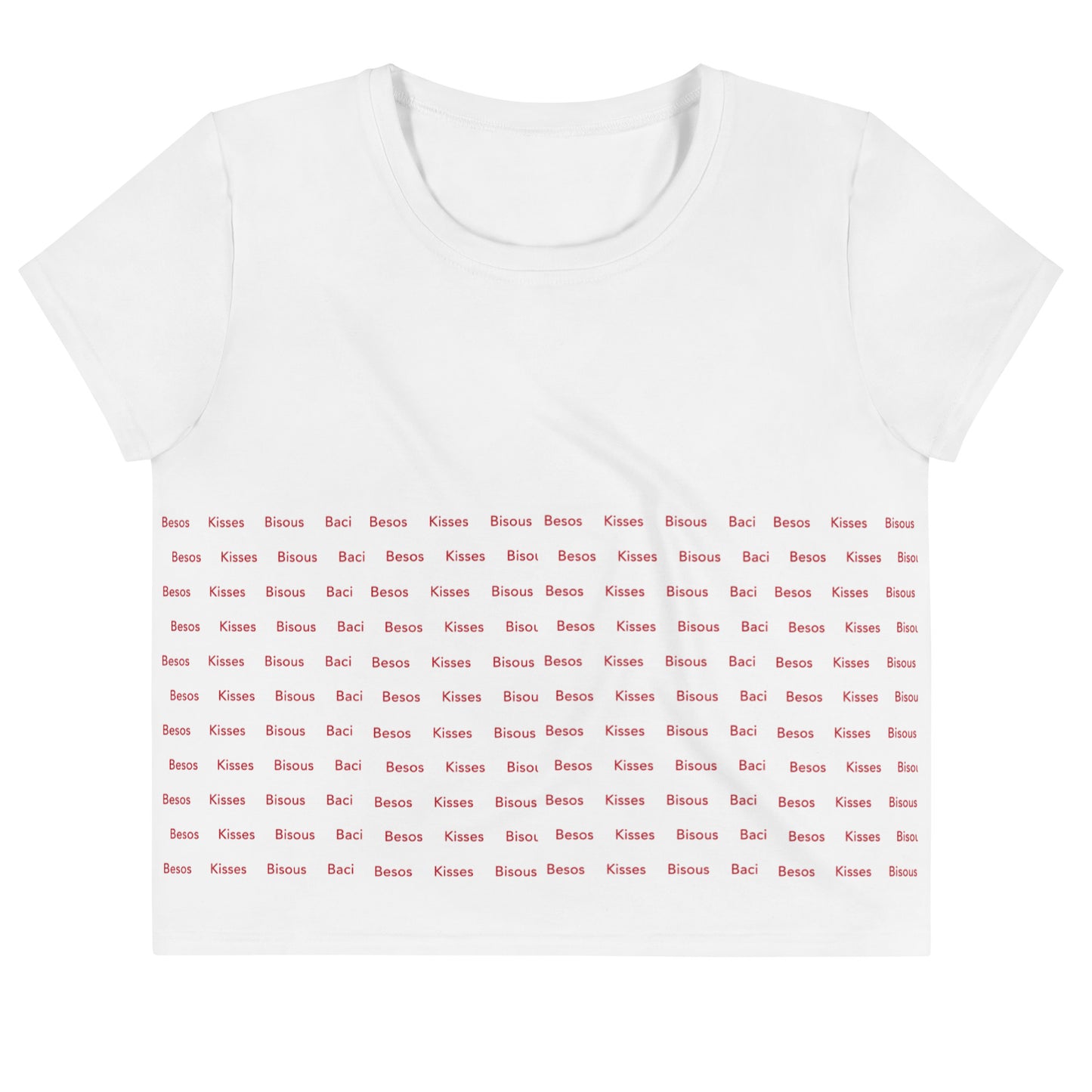 Snooty Fox Art Crop Tee - Bisous