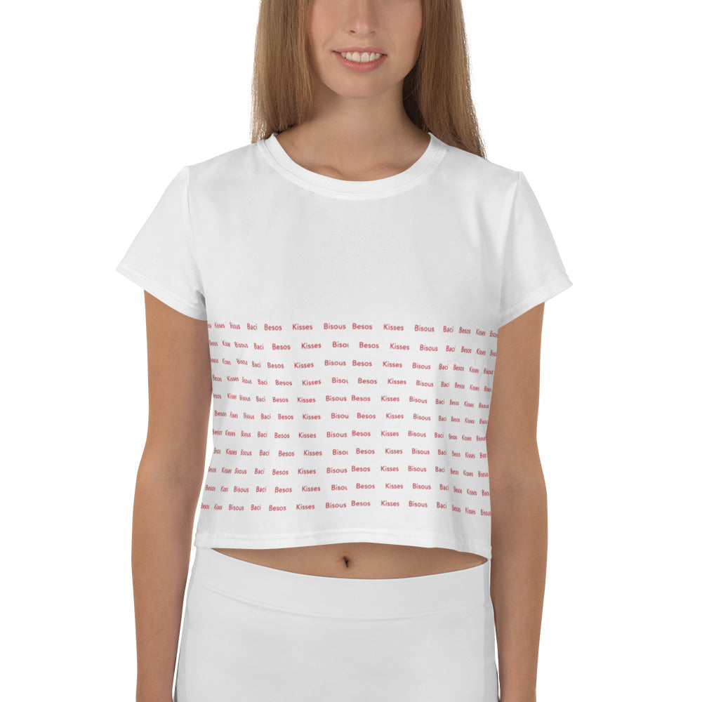 Snooty Fox Art Crop Tee - Bisous
