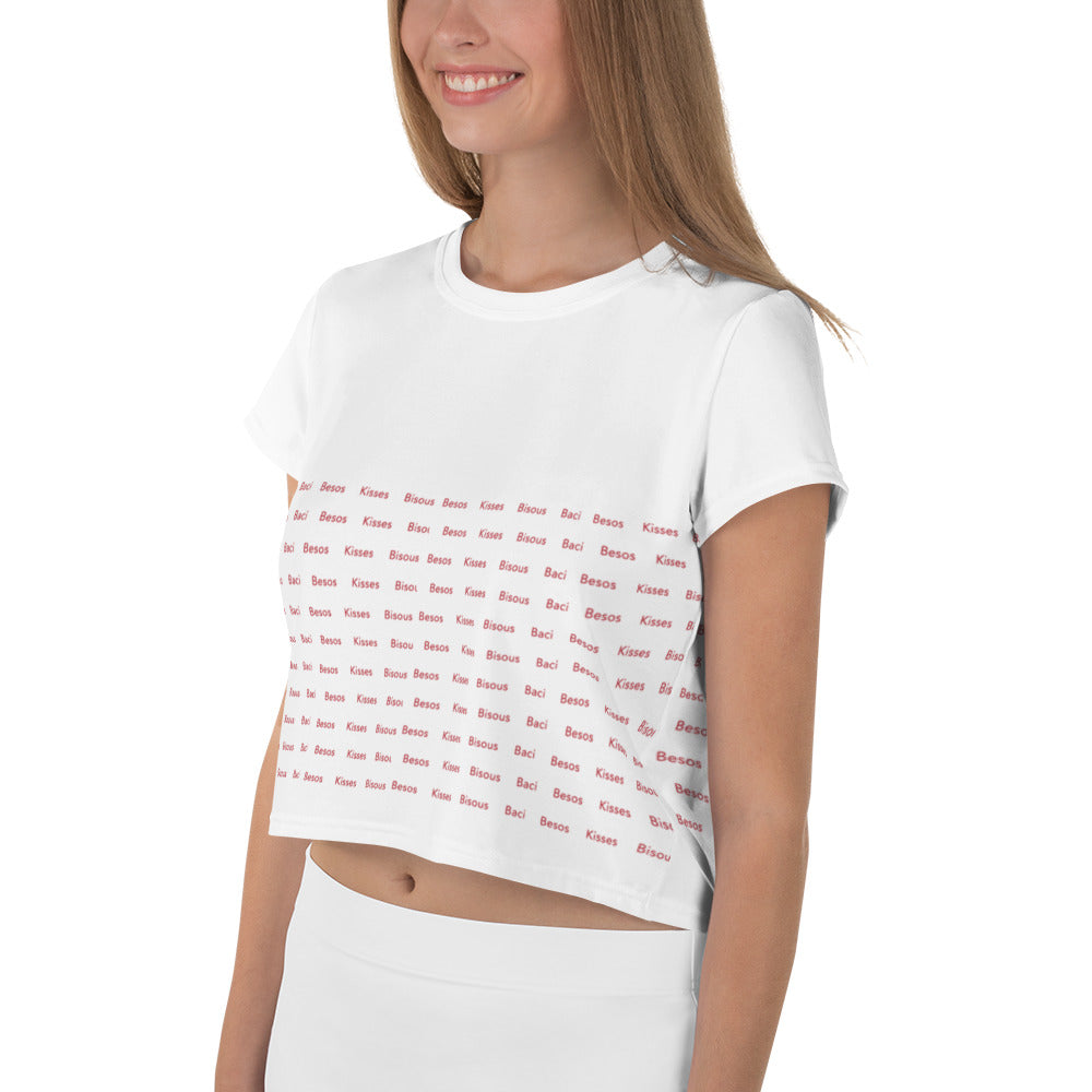 Snooty Fox Art Crop Tee - Bisous