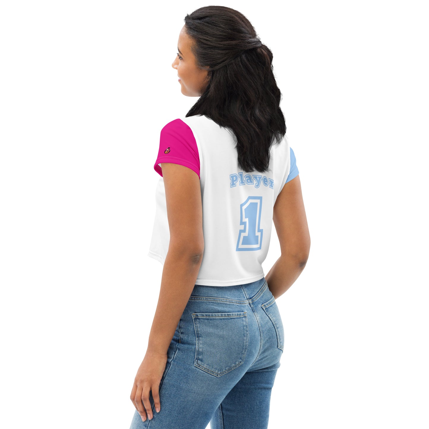 Snooty Fox Art Crop Tee - Player 1
